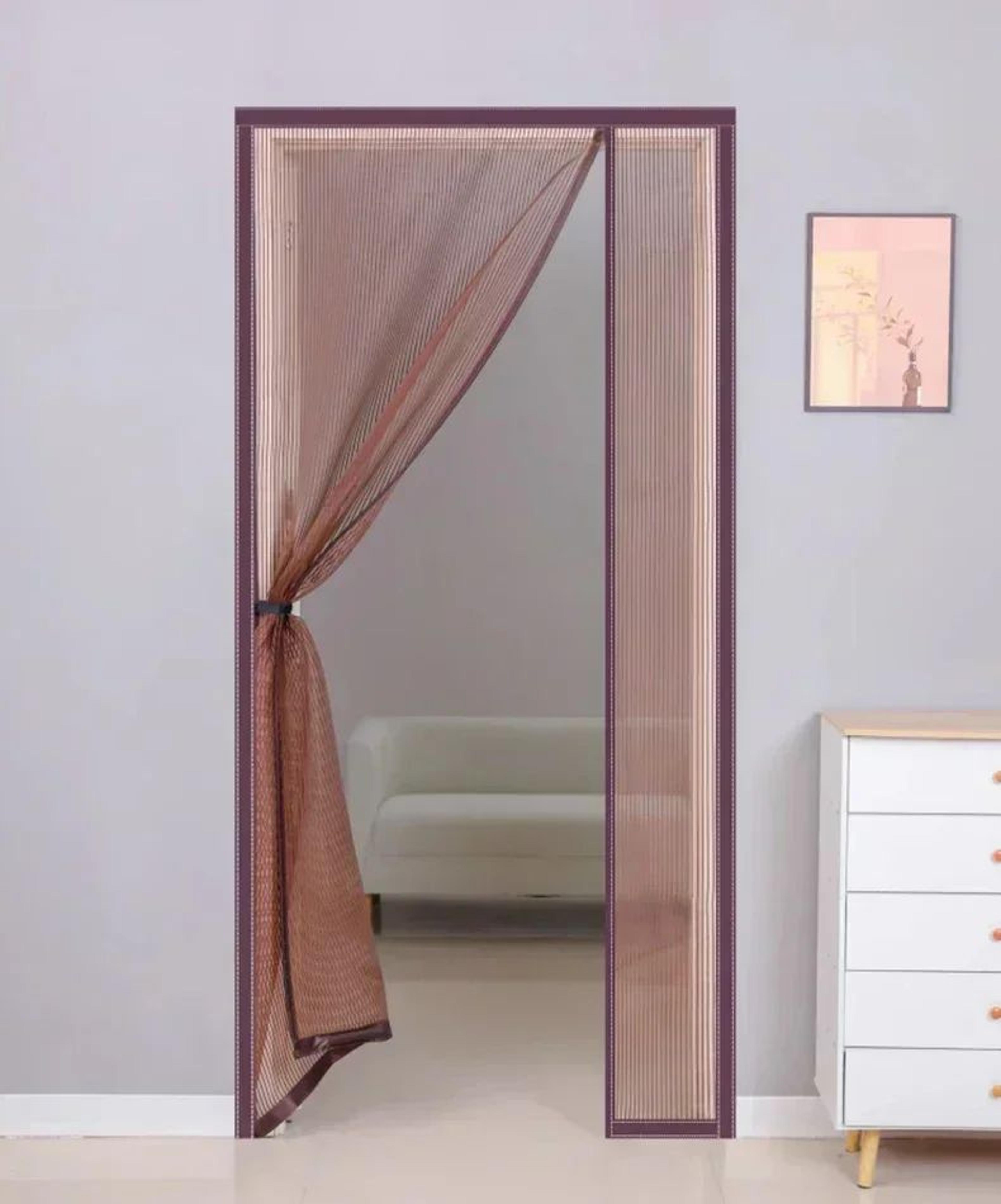 Custom Magnetic Mosquito Door Curtain Self Closing Mesh 9