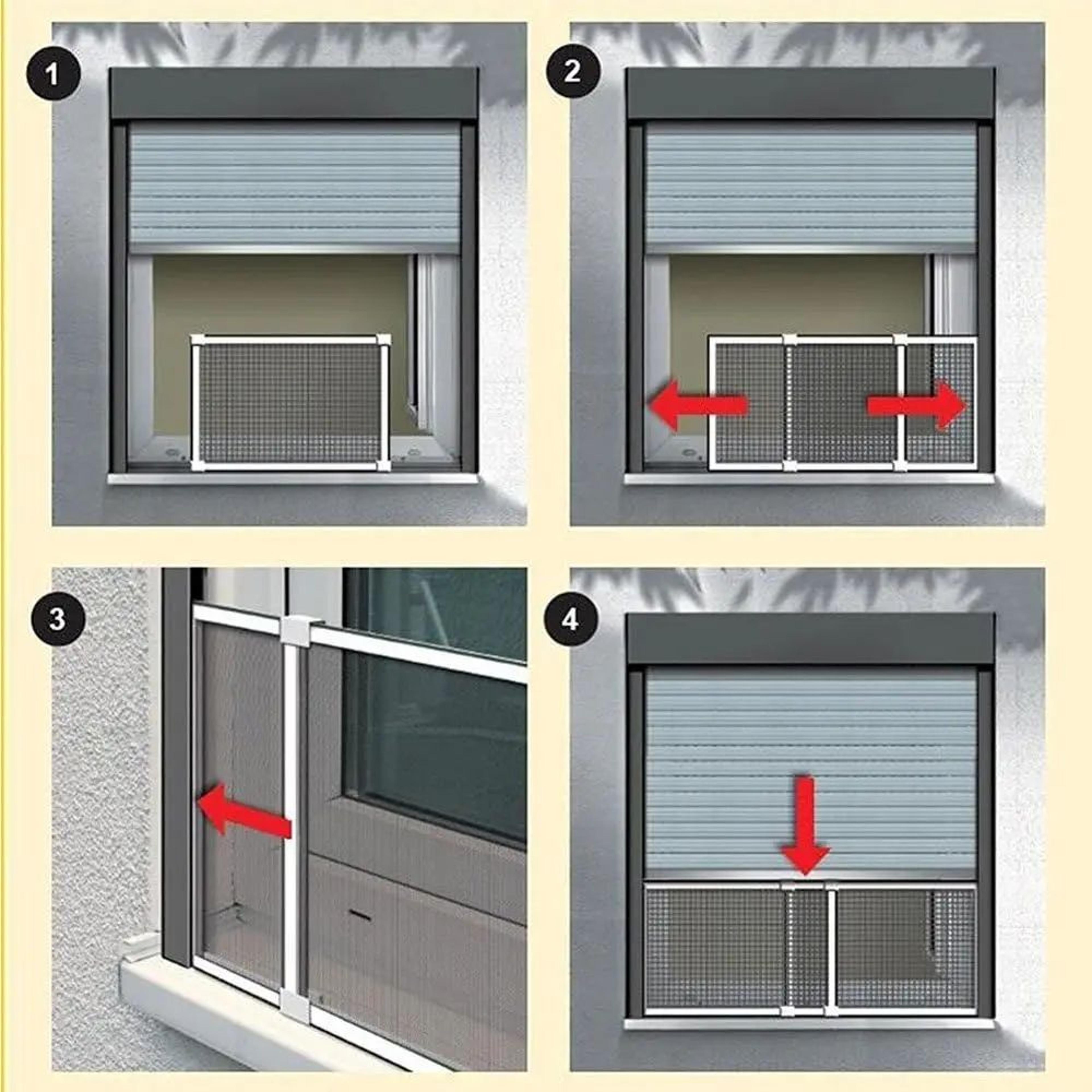 Expandable Adjustable Window Screen Mosquito Mesh 5
