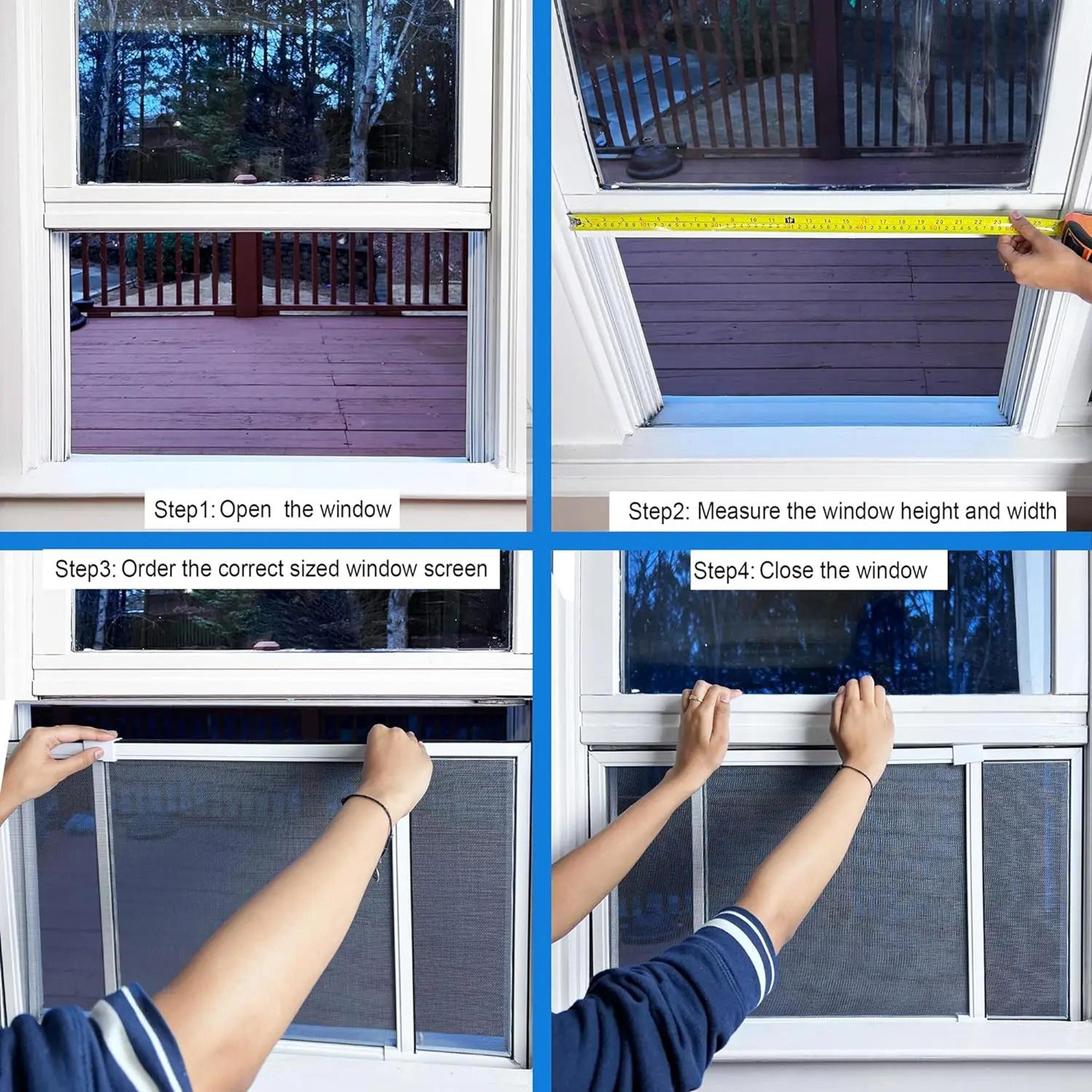 Expandable Adjustable Window Screen Mosquito Mesh 4