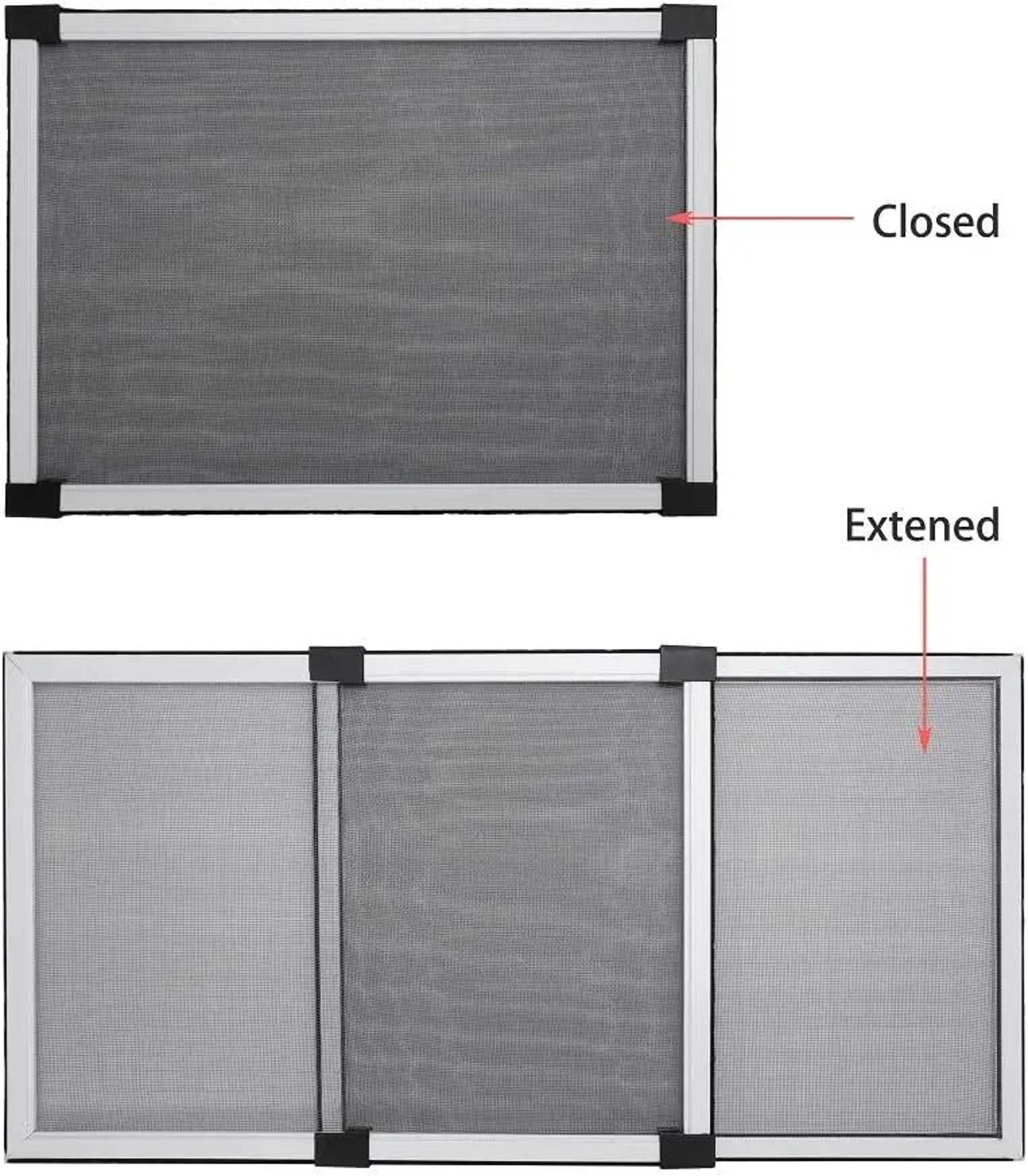 Expandable Adjustable Window Screen Mosquito Mesh 1