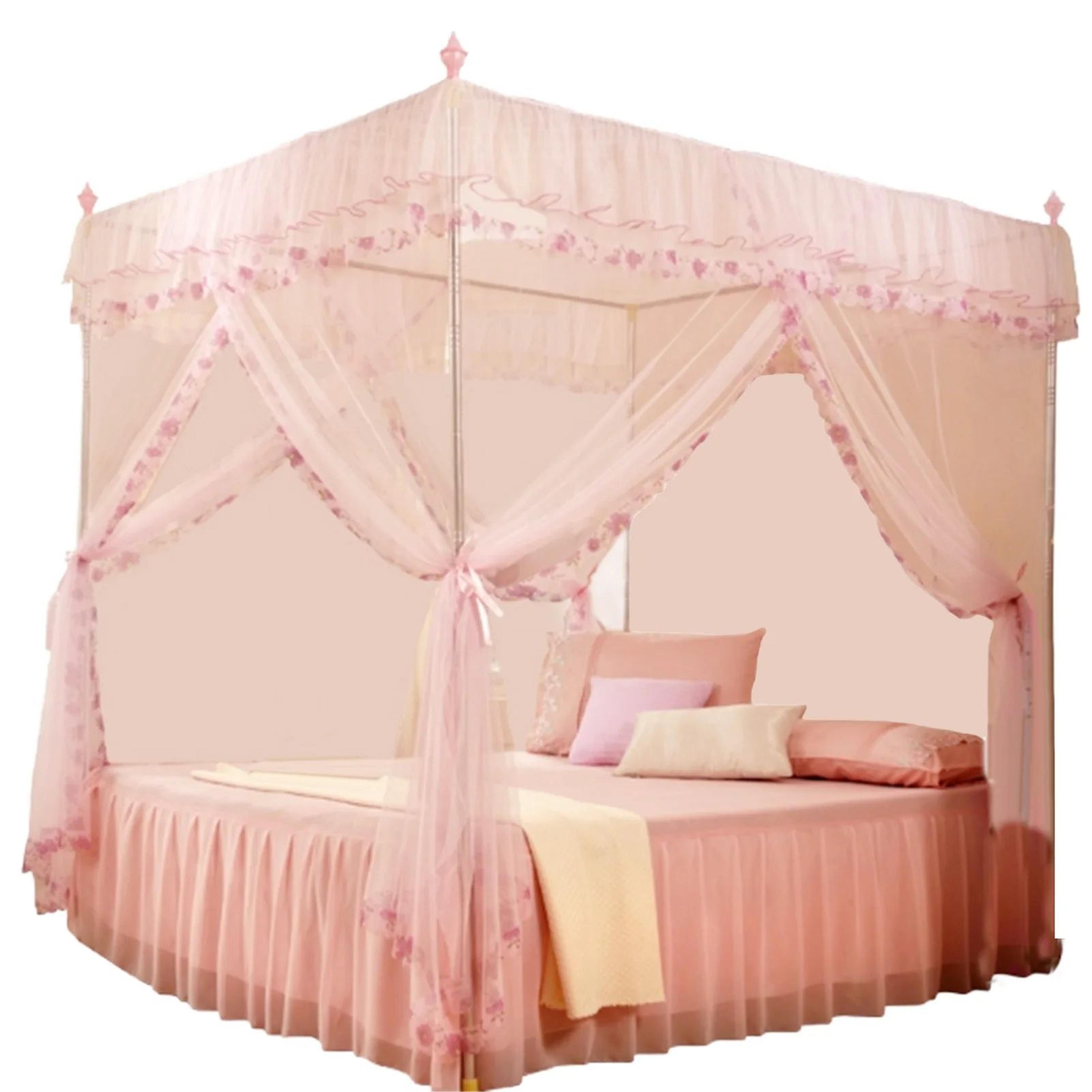 Princess Bed Canopy Mosquito Net With Three Side Openings 6
