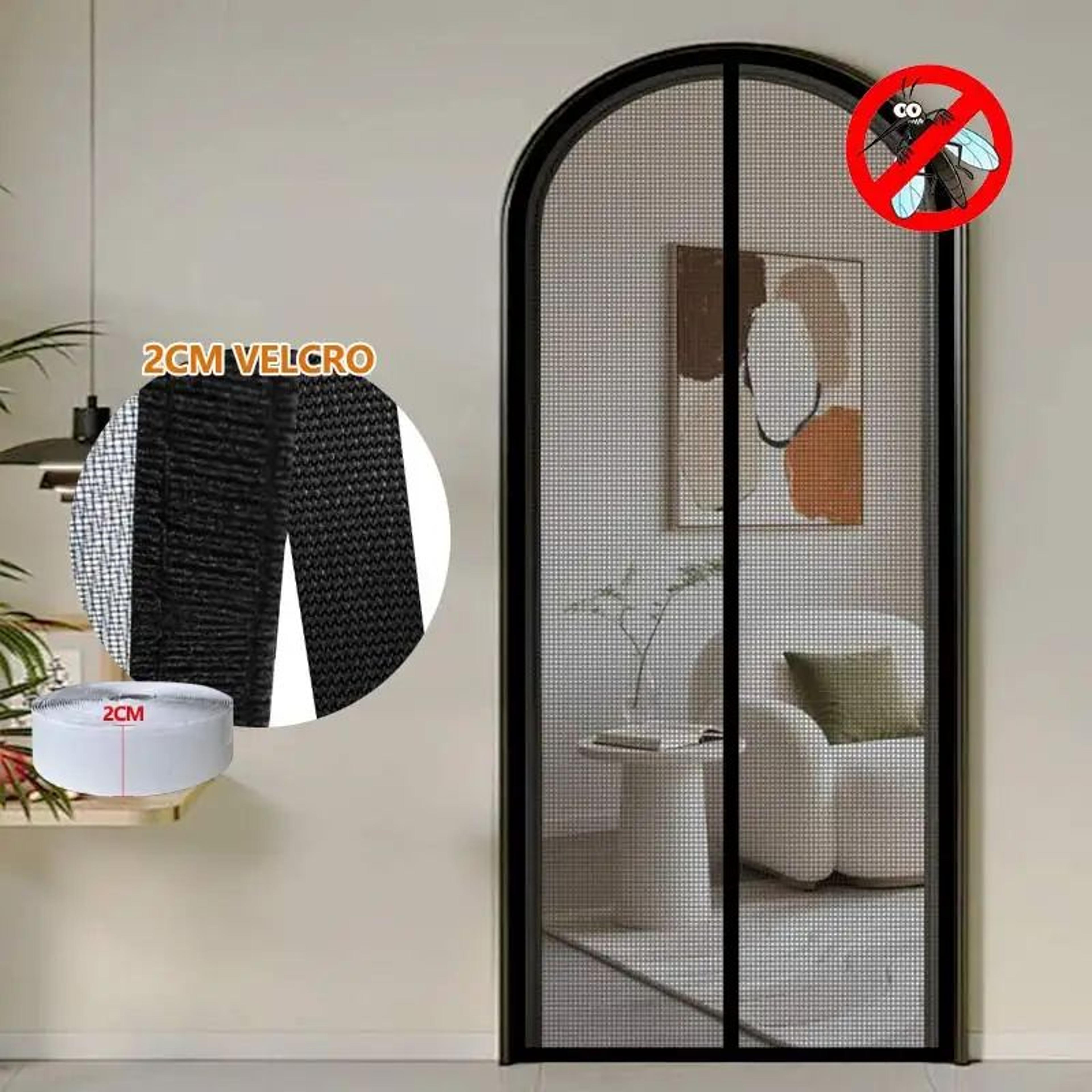 custom curved magnetic mosquito door screen