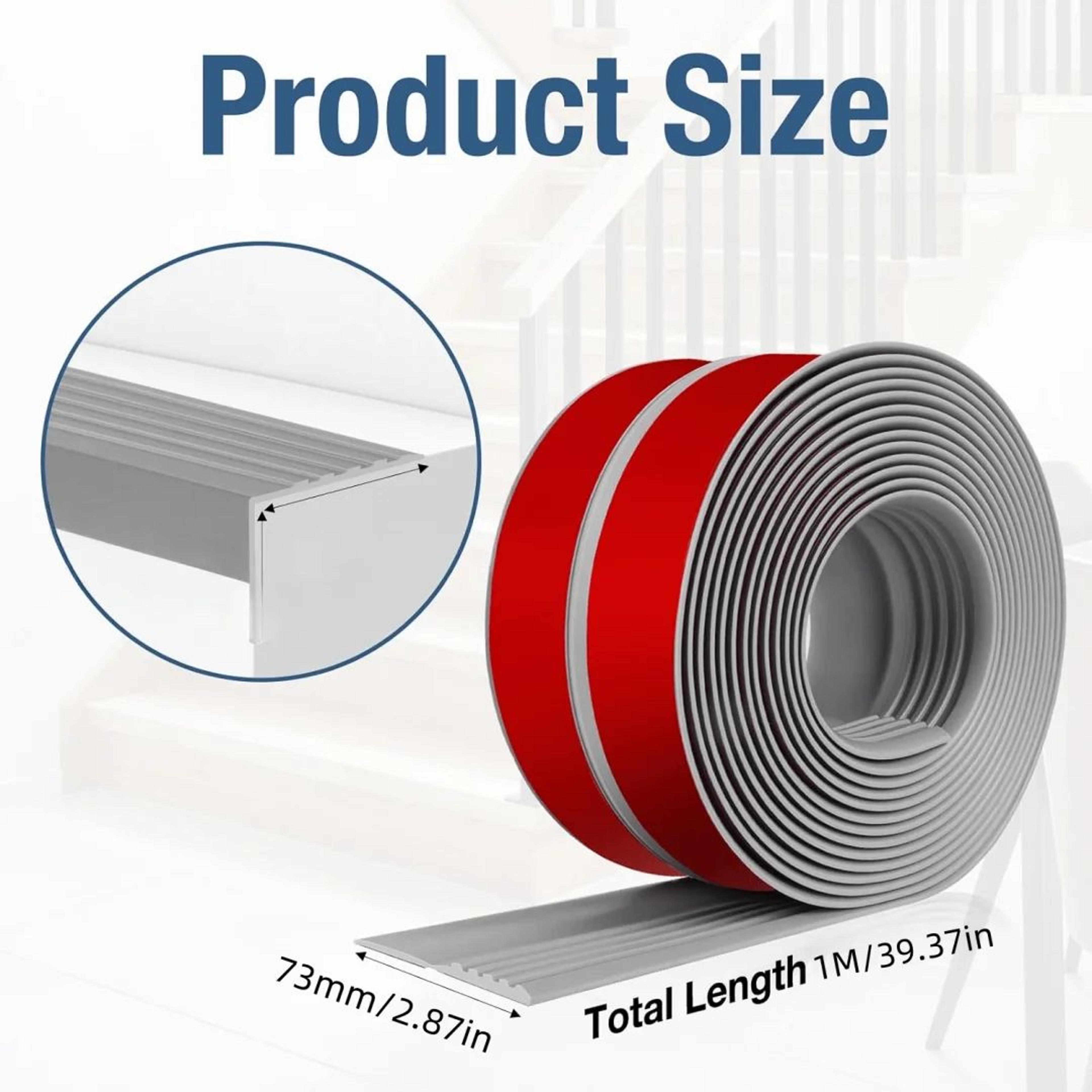 Vinyl Rubber Stair Edge Protector Trim 1