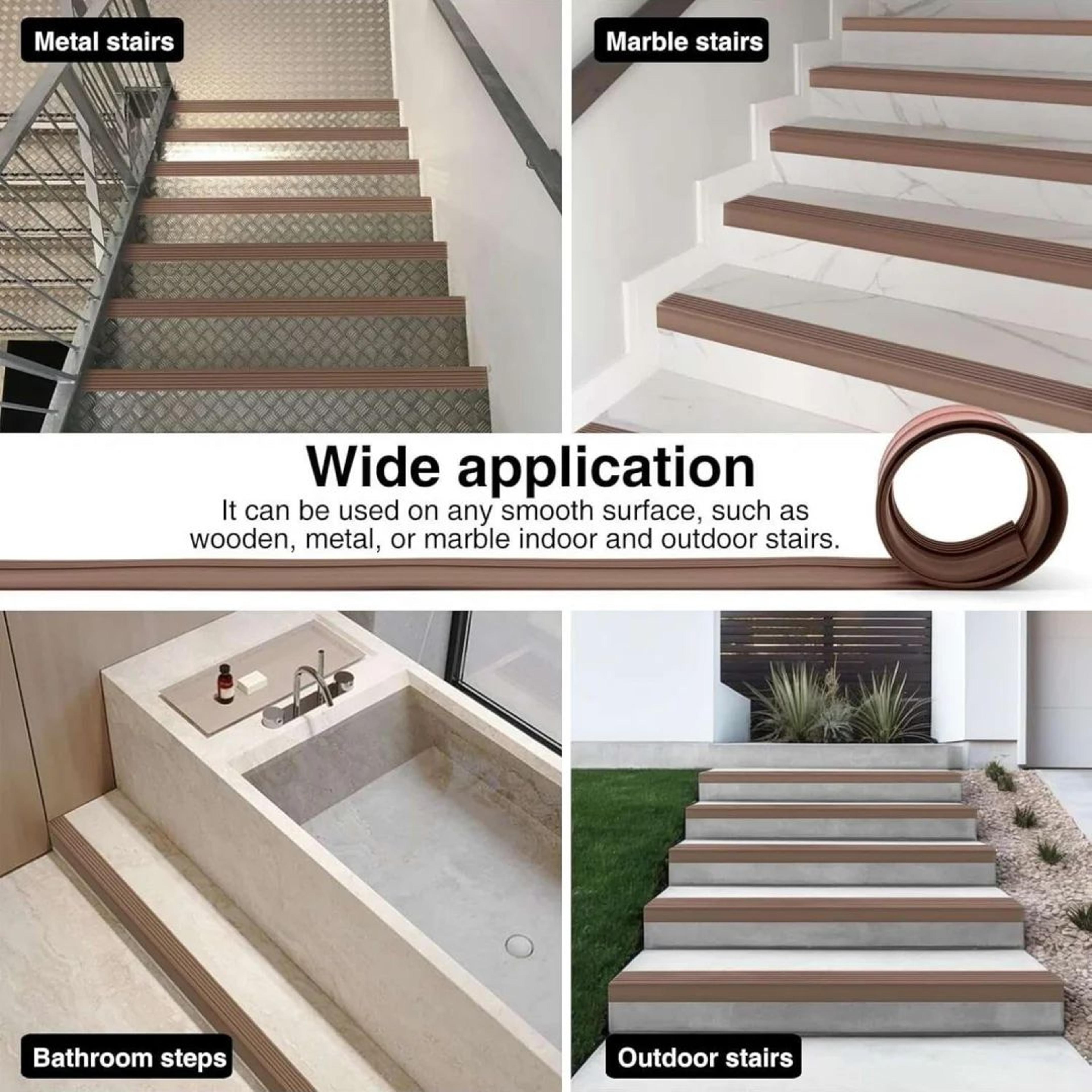 Vinyl Rubber Stair Edge Protector Trim 5