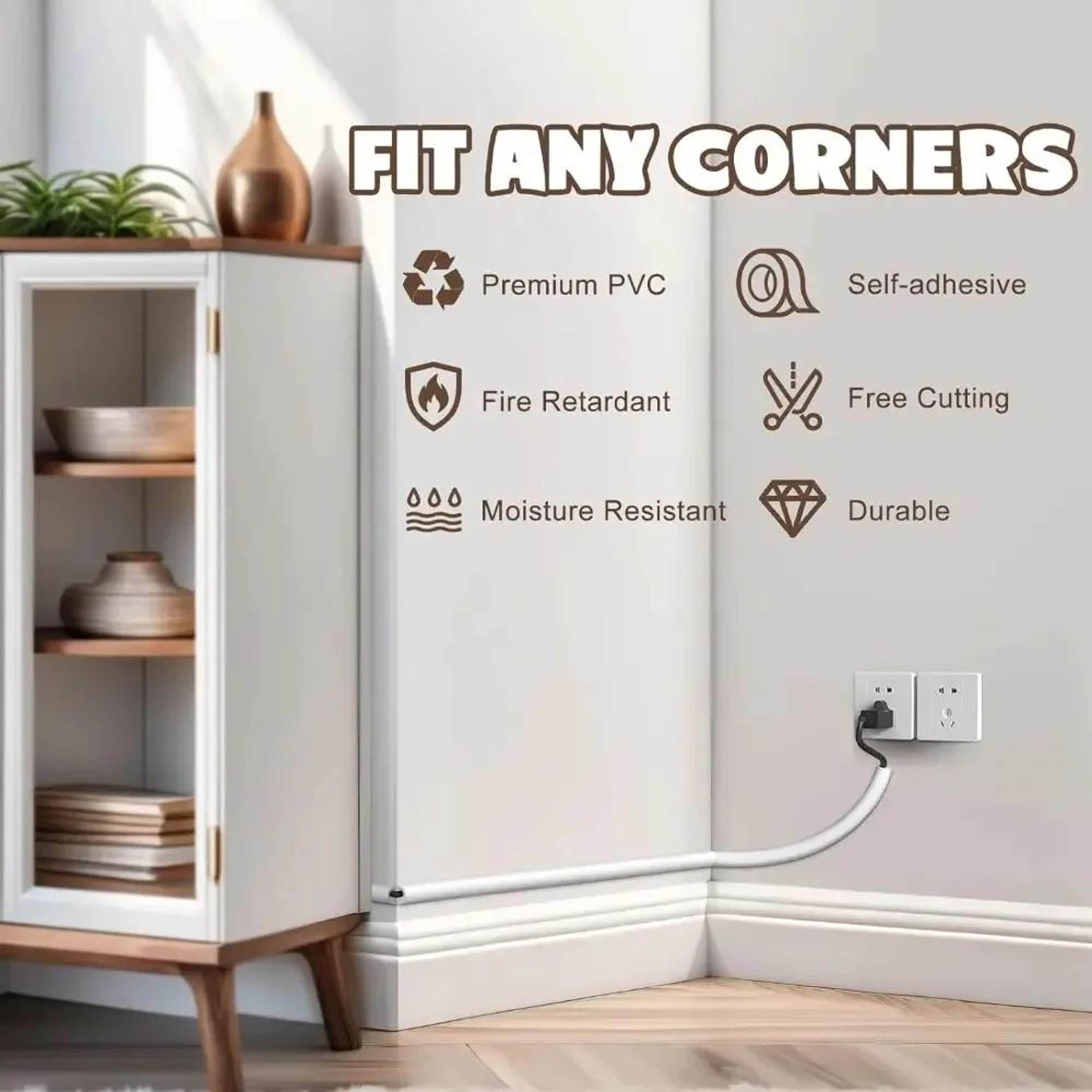 Flexible Cable Hider Cord Cover 4