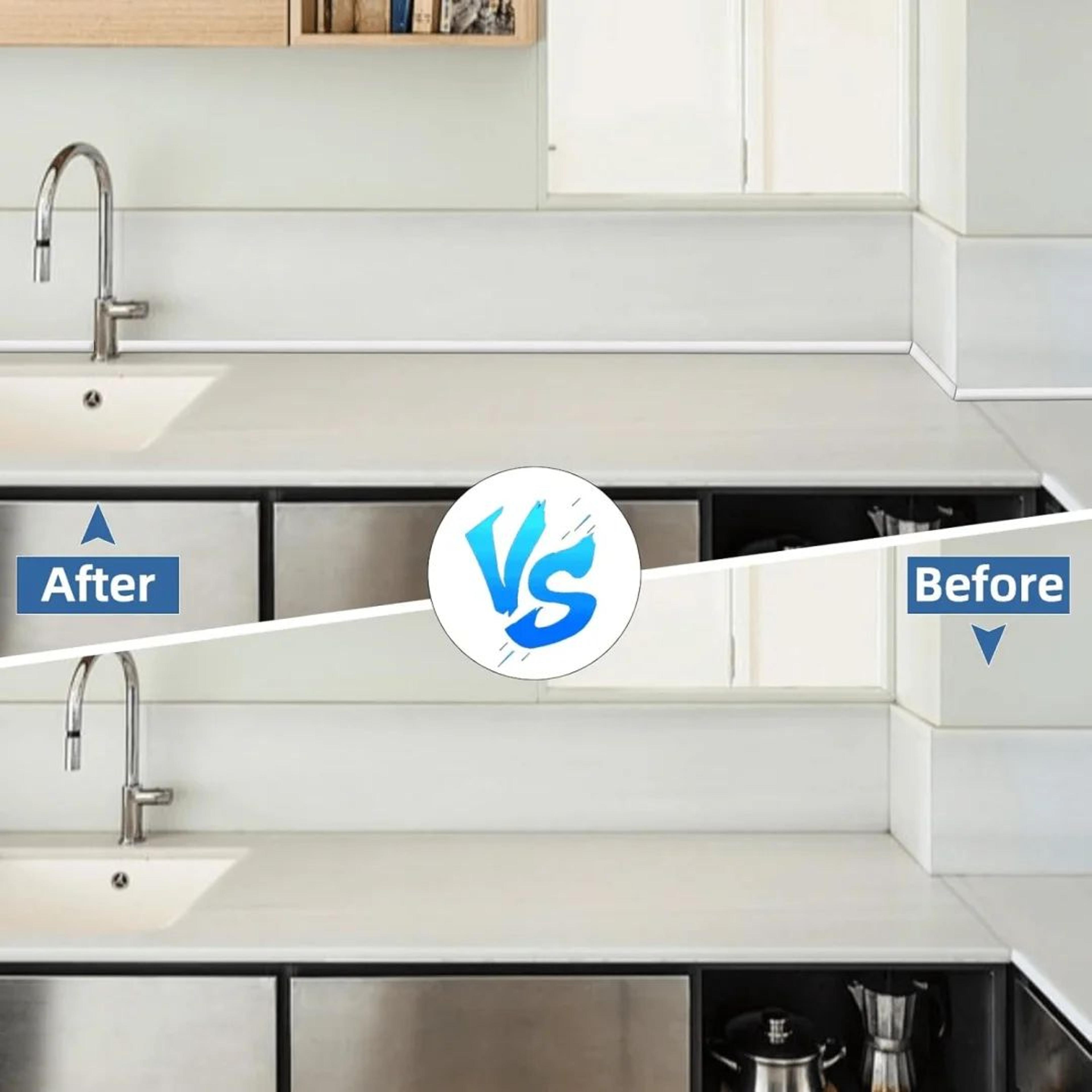 Self Adhesive Bathroom Water Stopper Trim 2
