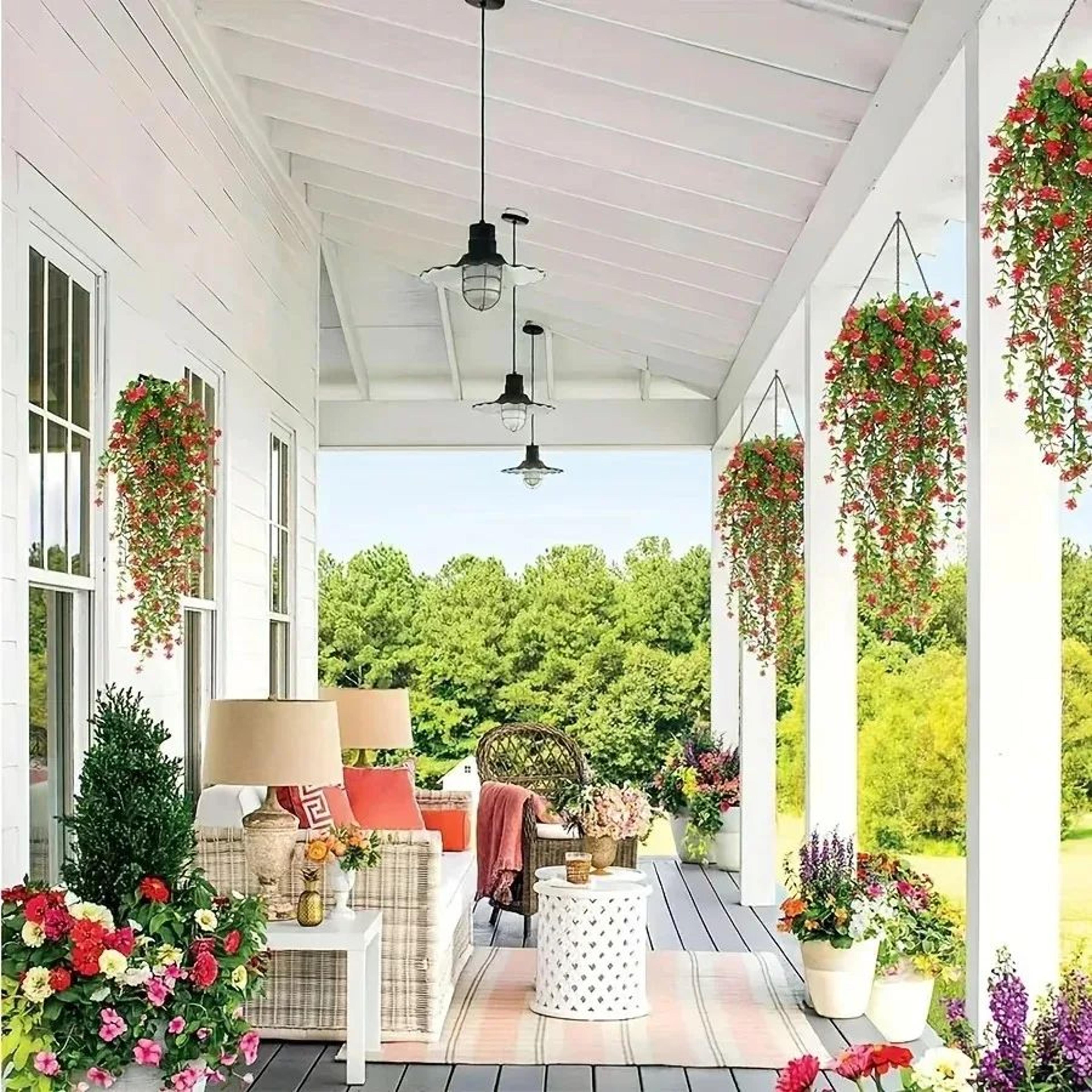 Artificial Hanging Eucalyptus Greenery Vine 3