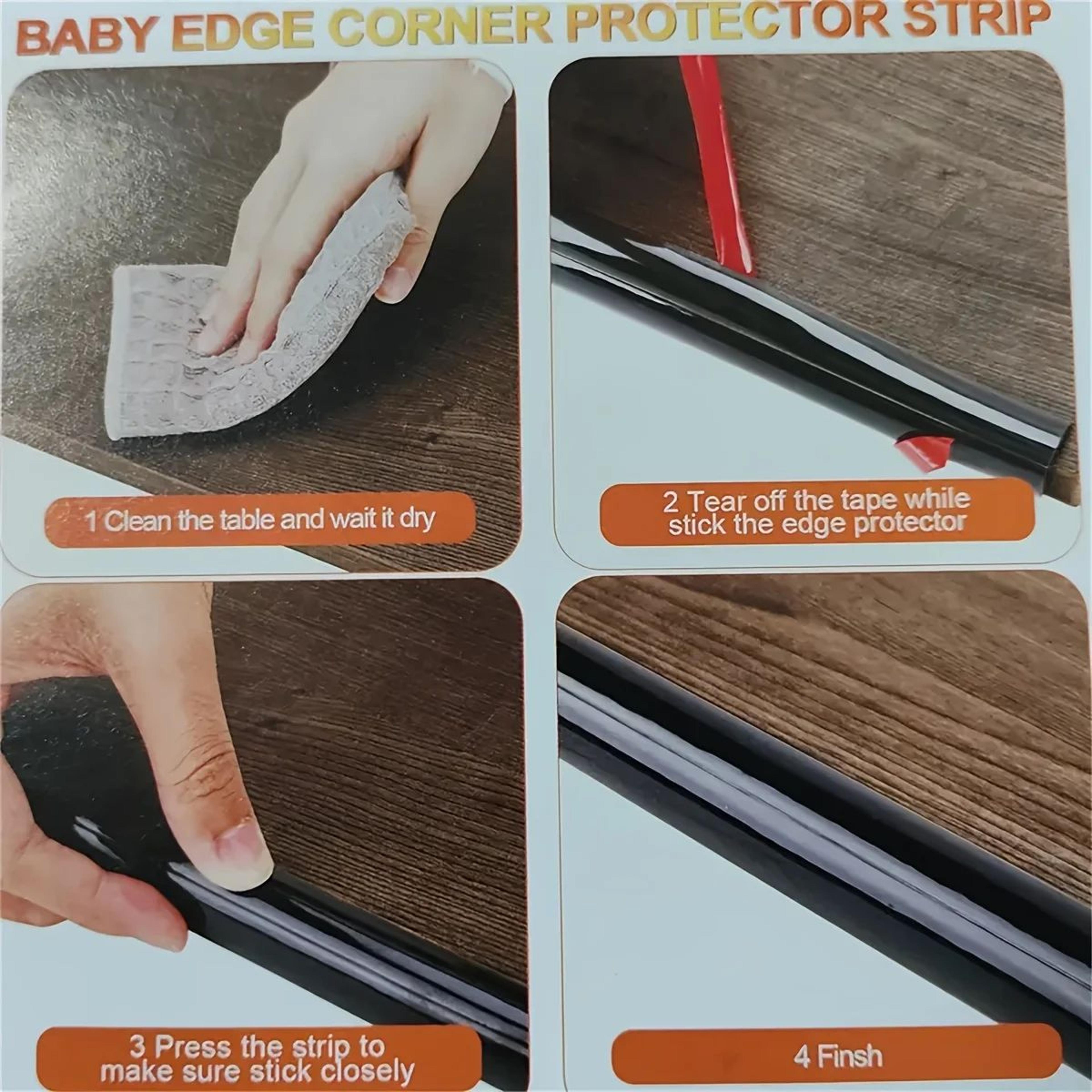 Self Adhesive Wall Corner Protector Flexible Edge Guard Strip 3