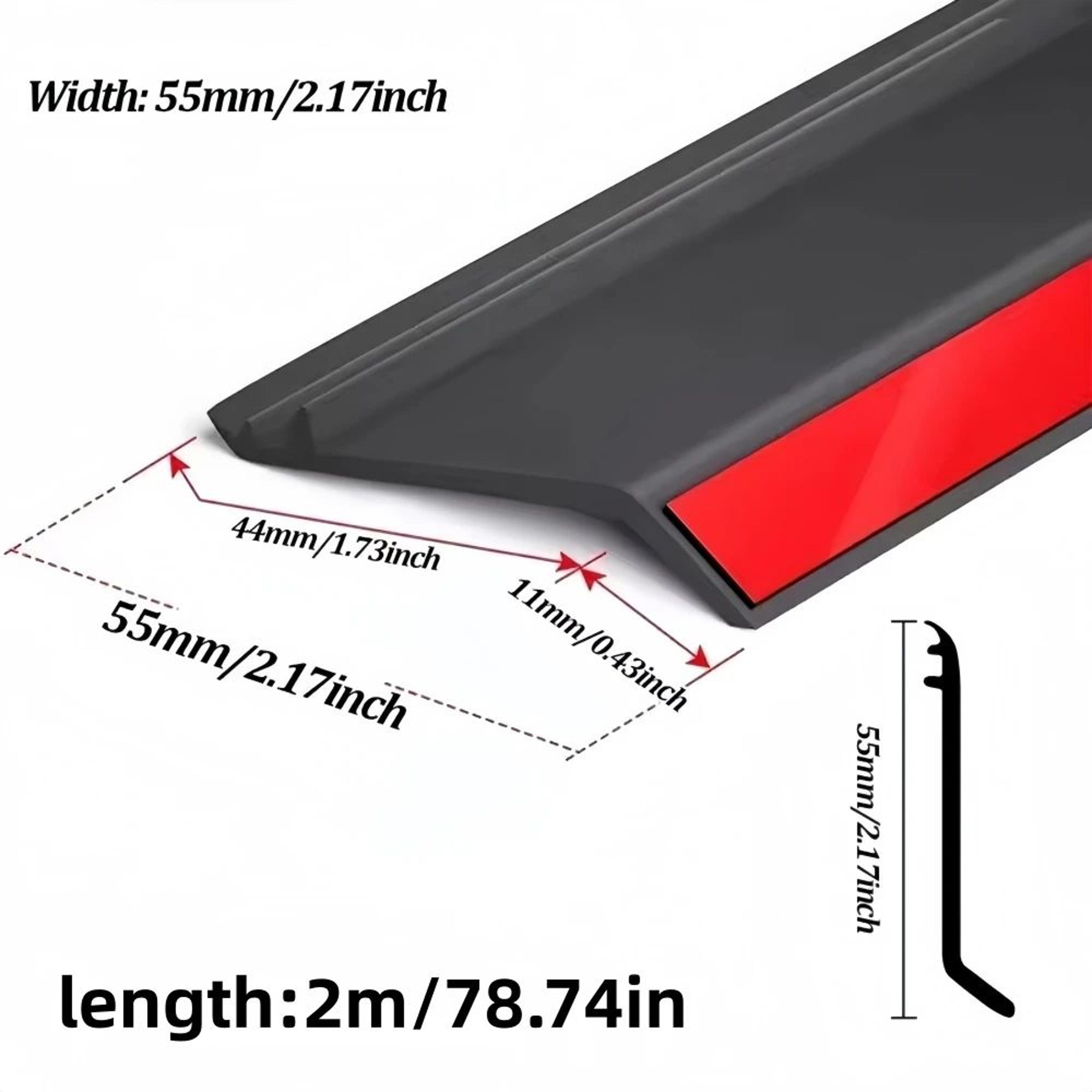 Transparent Window Water Blocking Bar Weather Seal 22