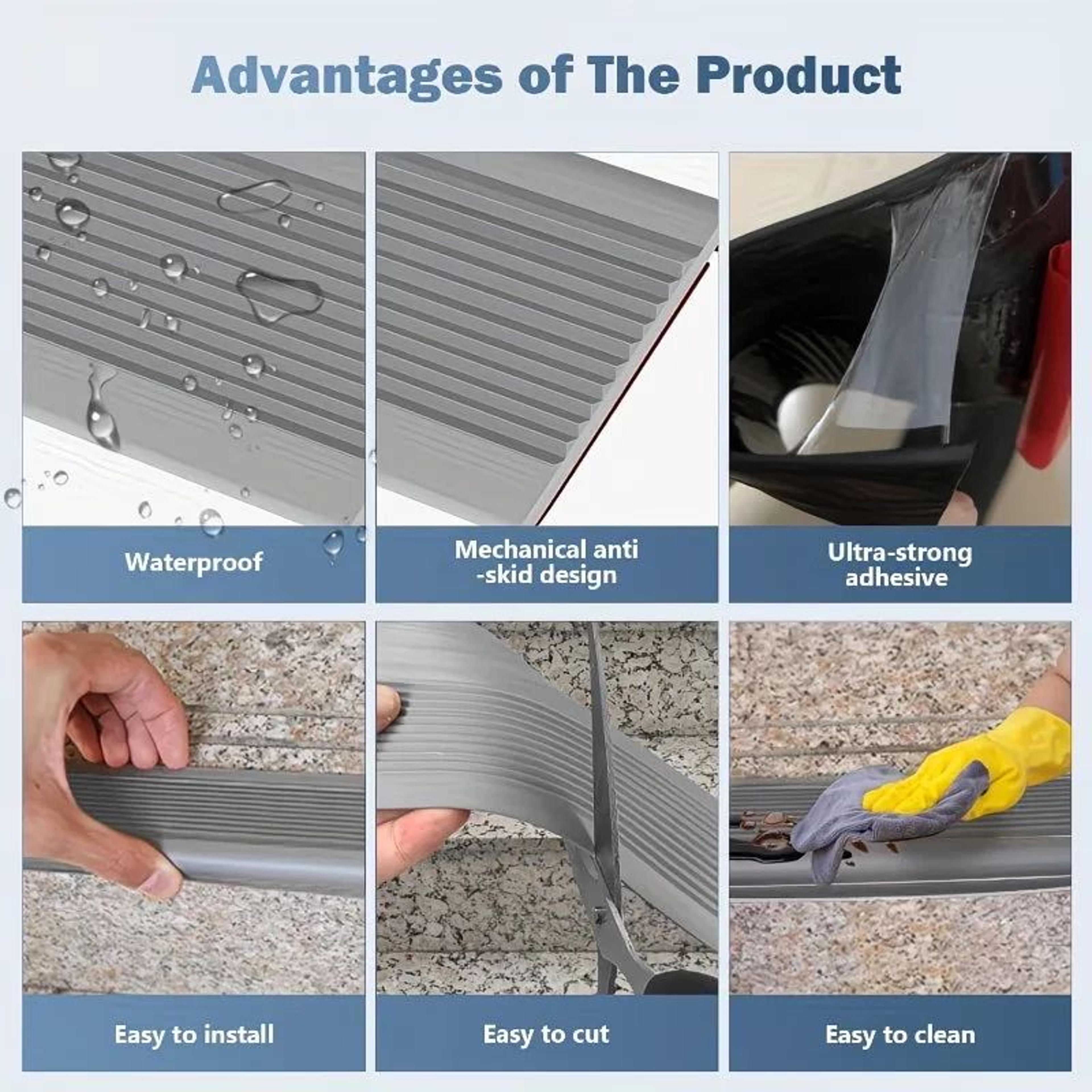 Self Adhesive Anti Slip Stair Edge Trim 2