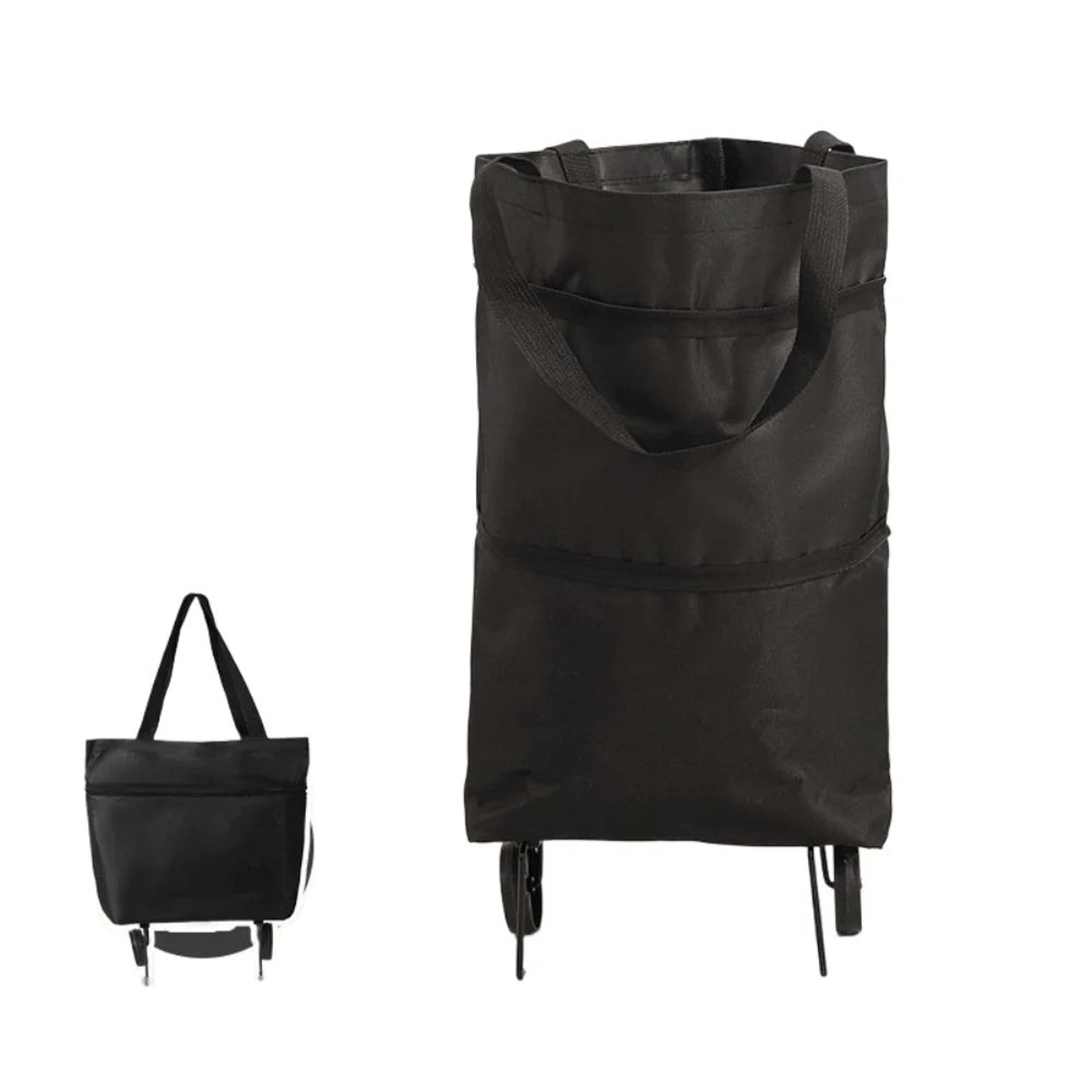 2 In 1 Foldable Shopping Cart Rolling Grocery Bag 6