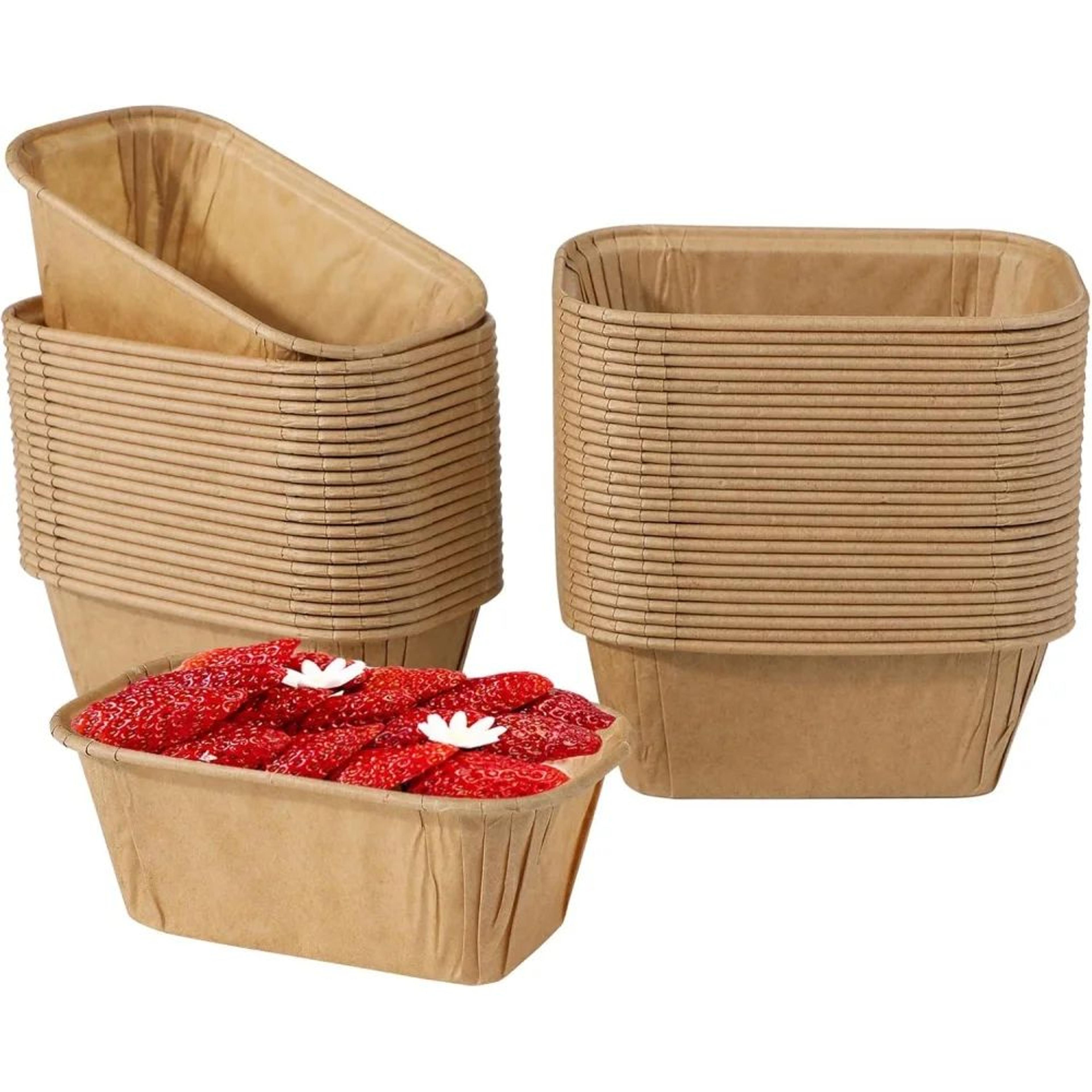 50 piece disposable mini loaf baking pans