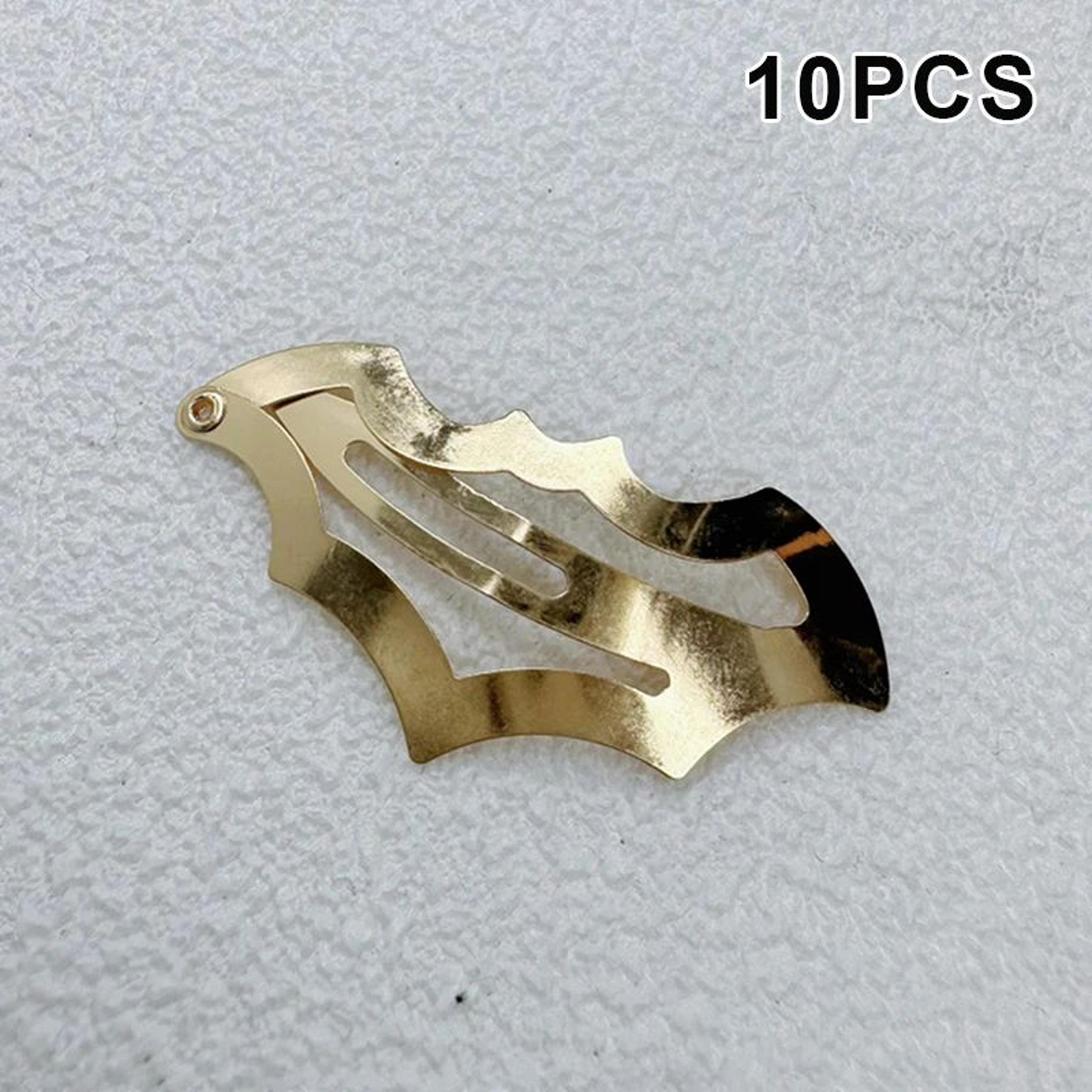 10 Piece Colorful Halloween Bat Hair Clips 6