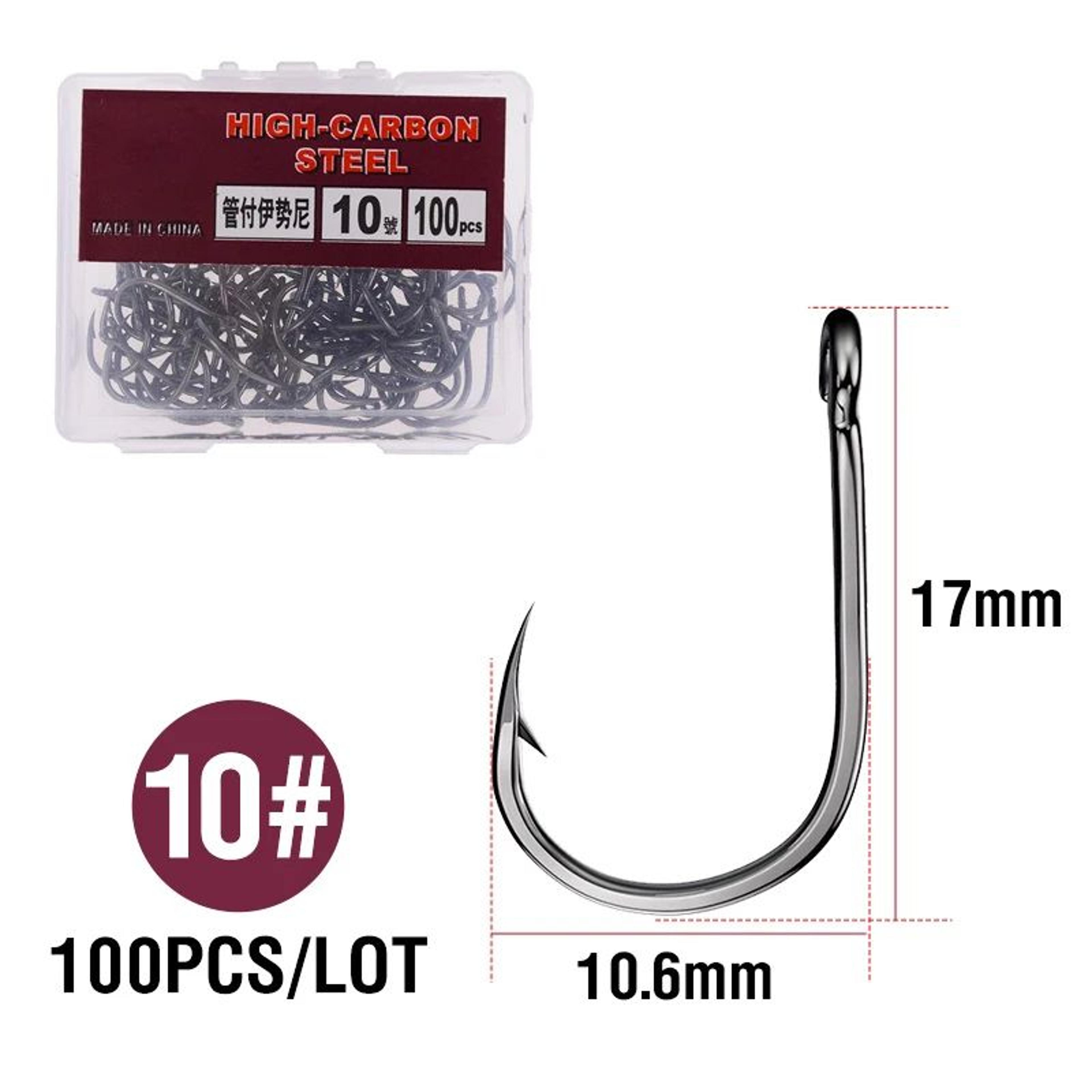 High Carbon Steel Circle Fishing Hooks 13