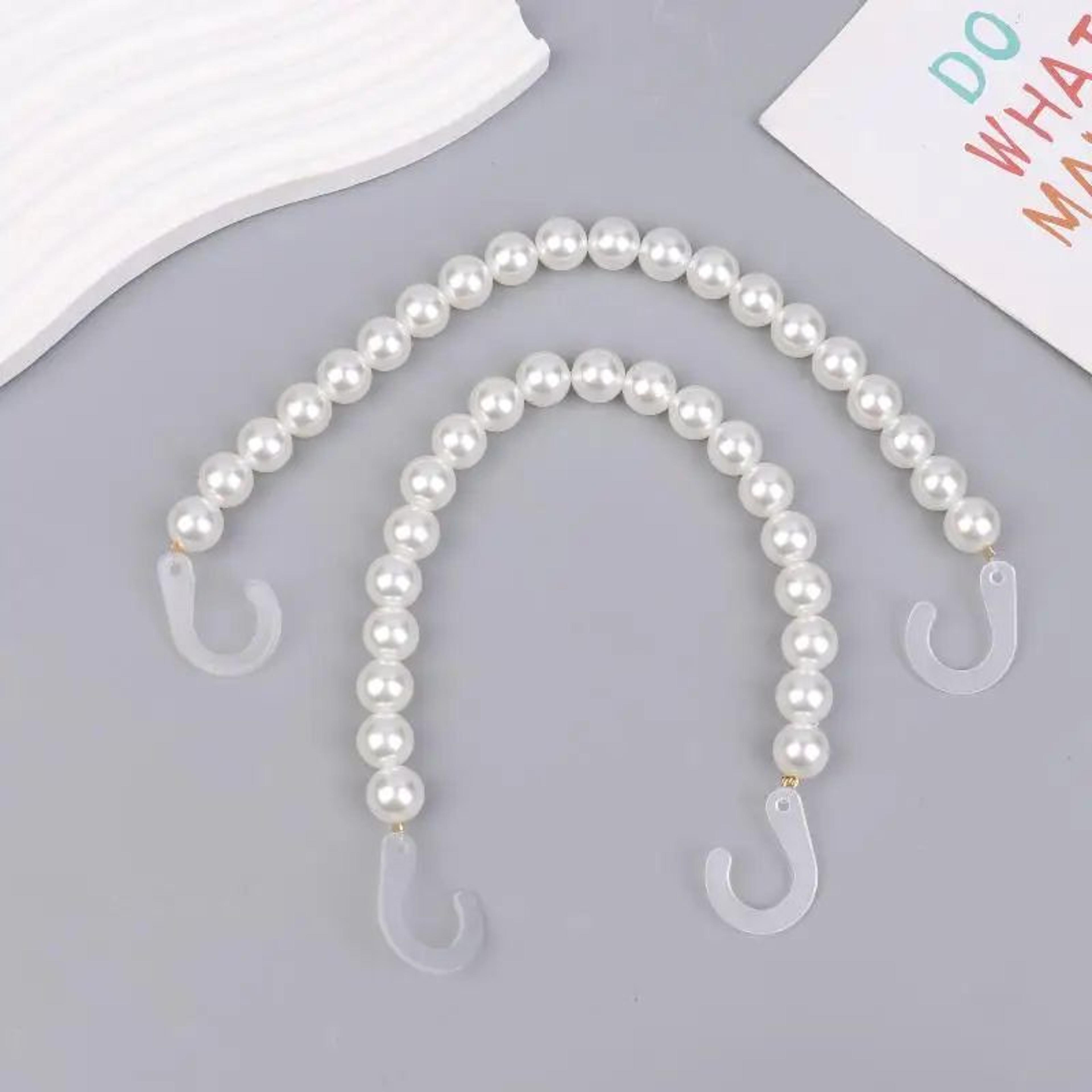 Detachable Imitation Pearl Shoe Chains 1