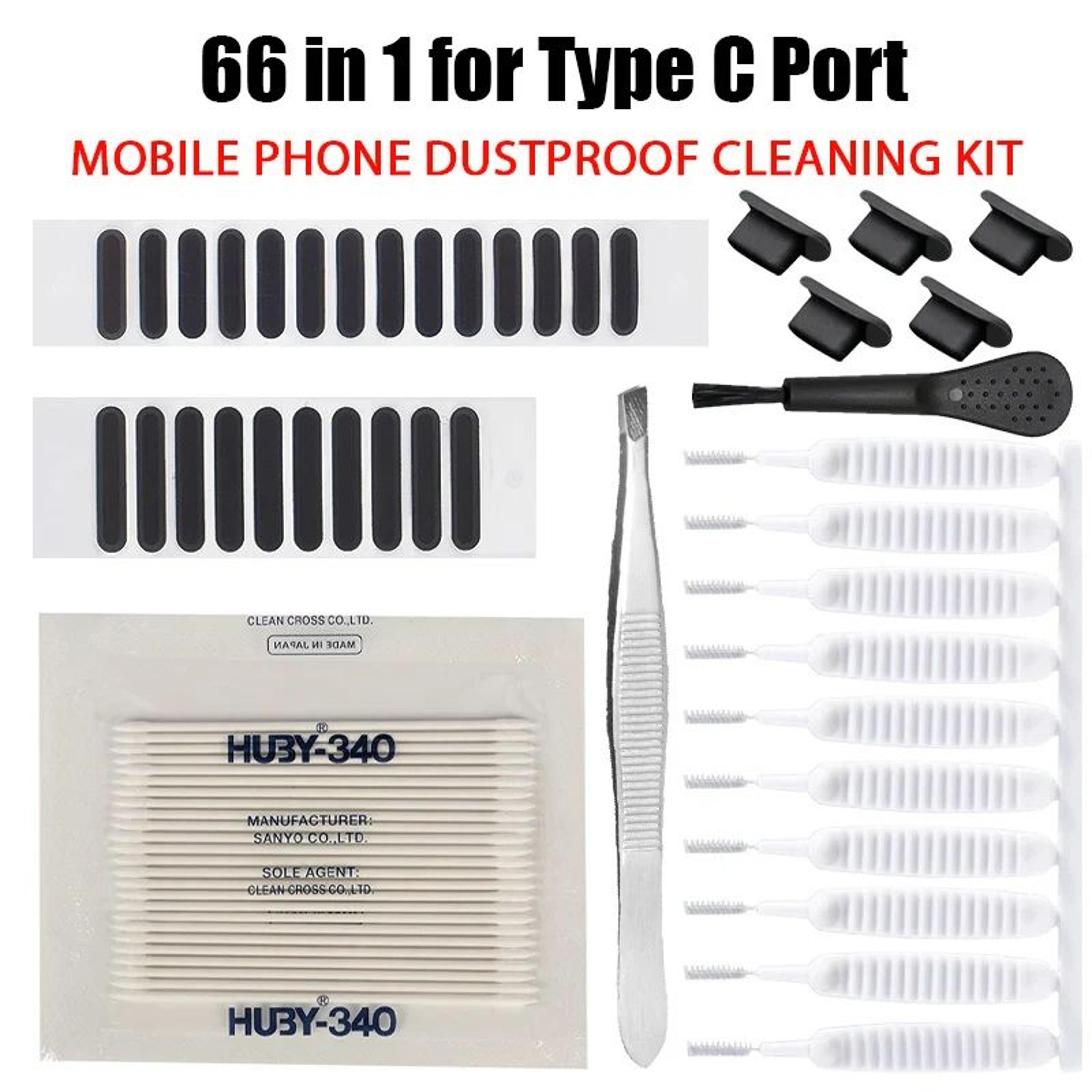 Universal Phone Speaker Dust Mesh And Charging Port Protector Kit 7