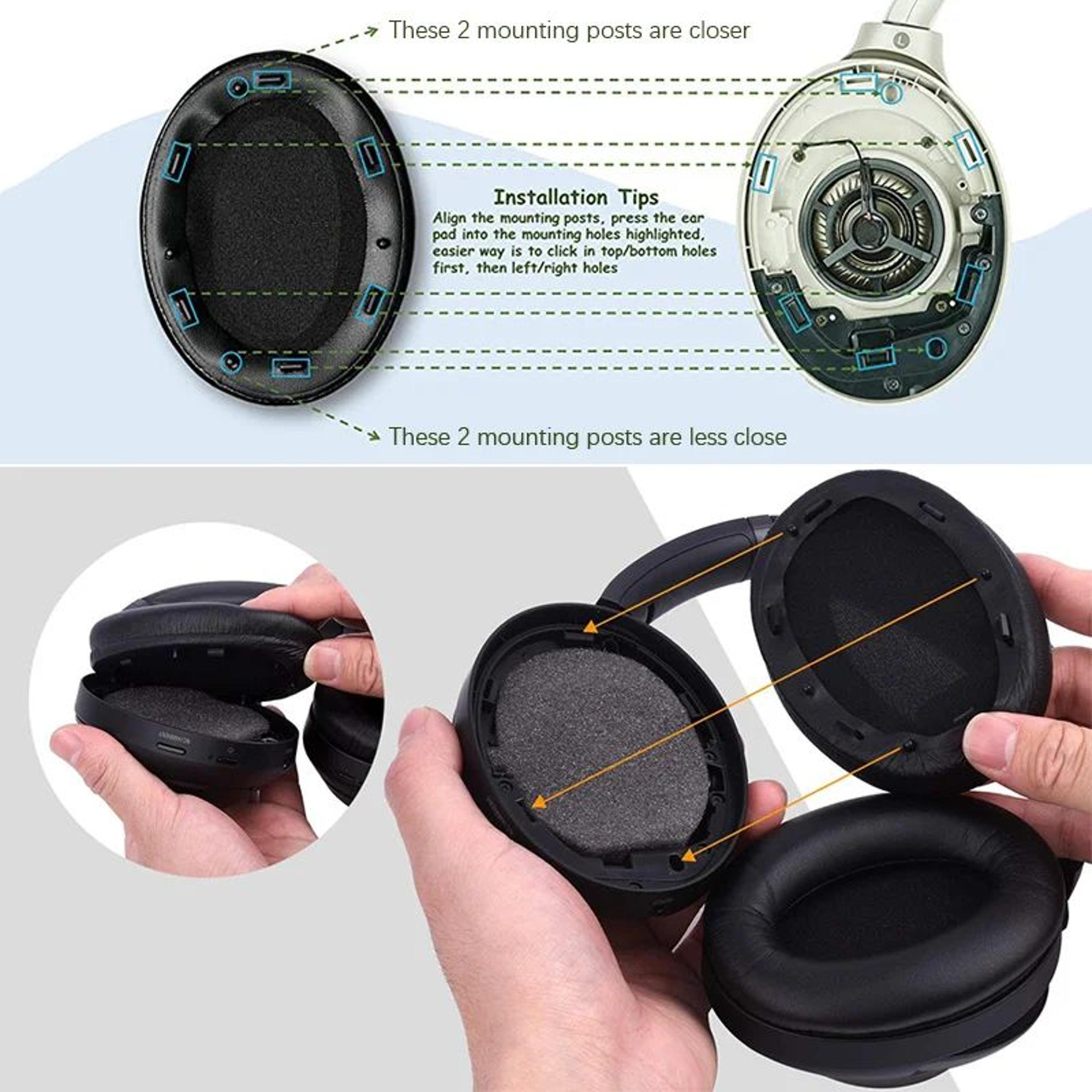 Sony WH 1000XM3 Replacement Ear Pads 4
