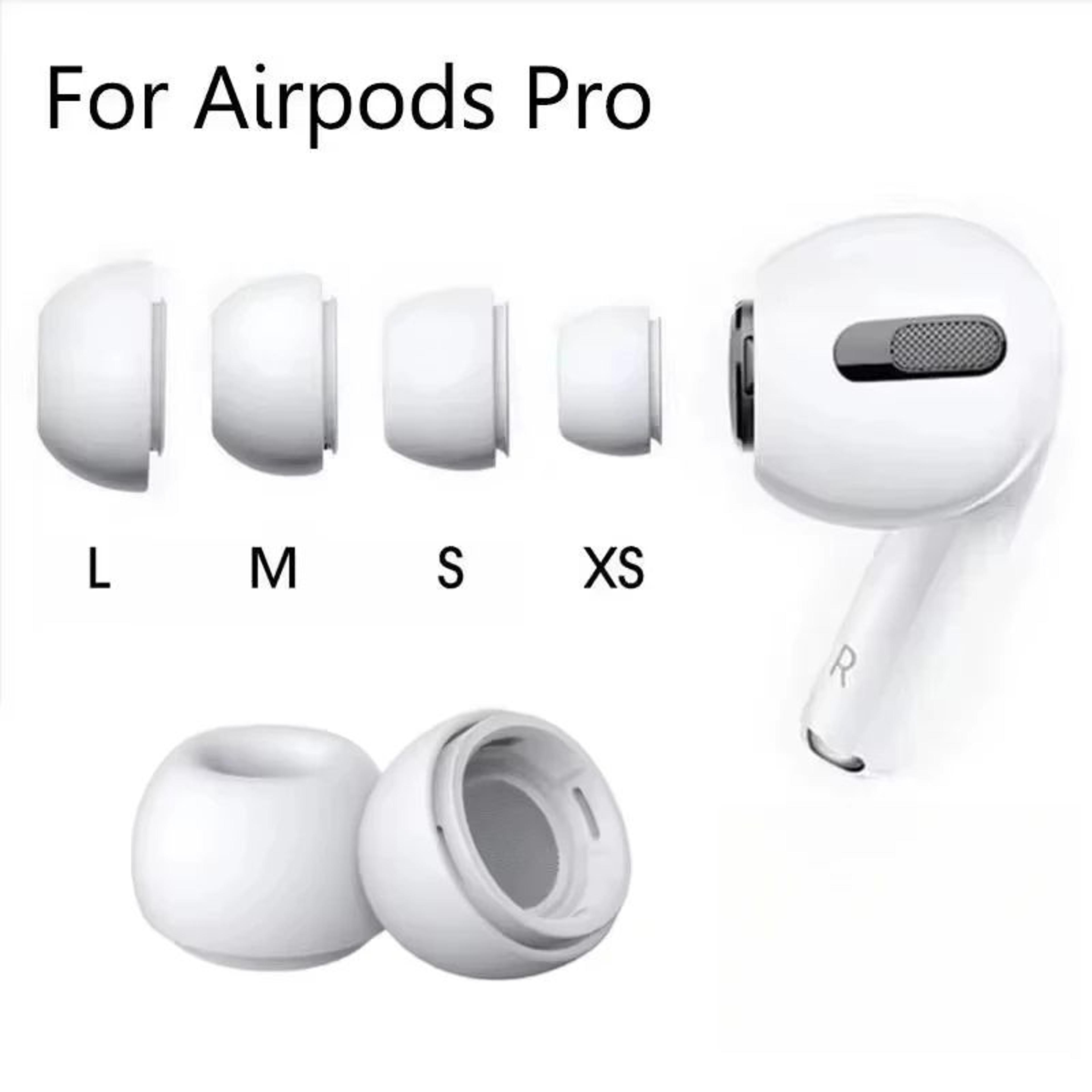 pressure relief silicone ear tips compatible with airpods pro