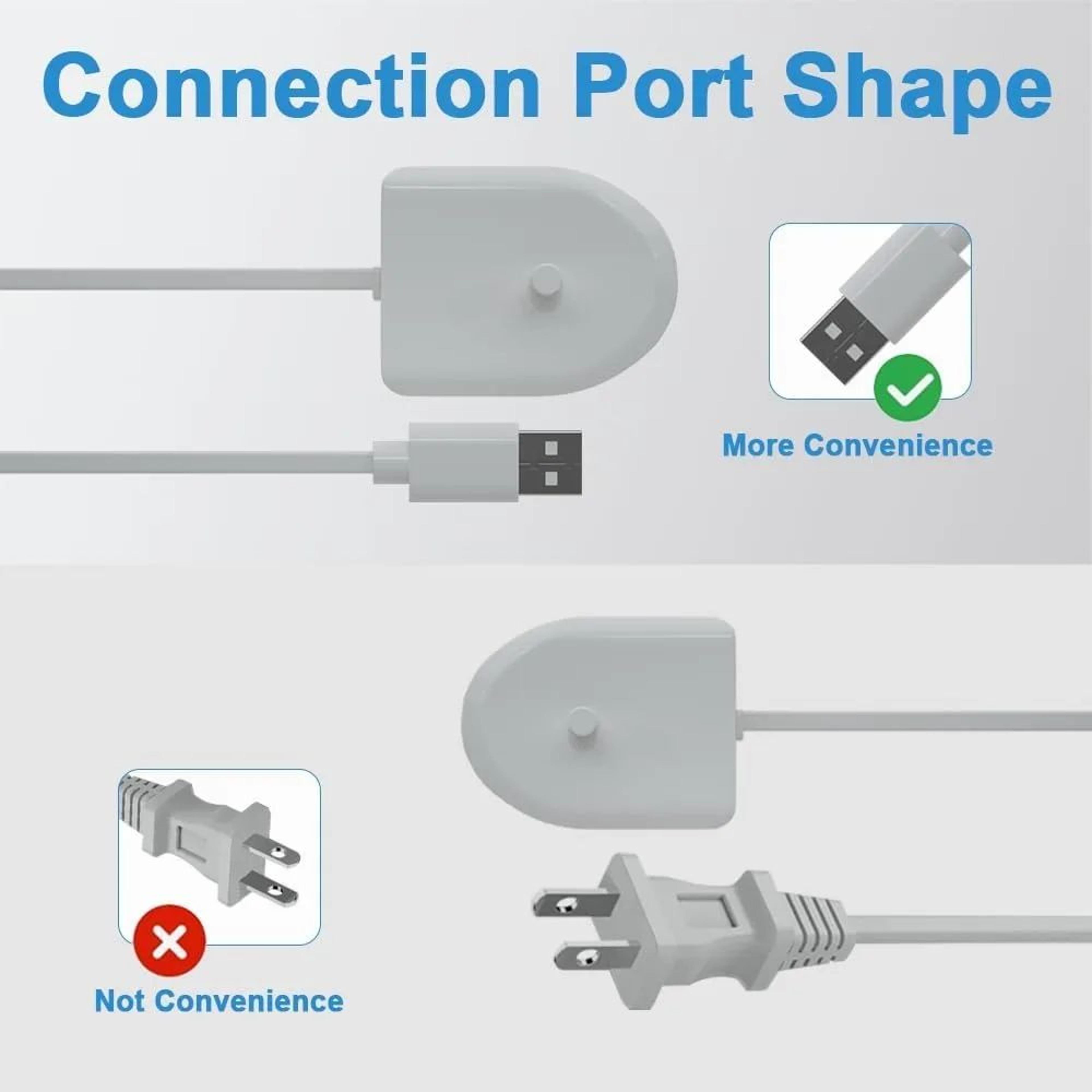 USB Electric Toothbrush Charging Base Compatible With Philips Sonicare 2