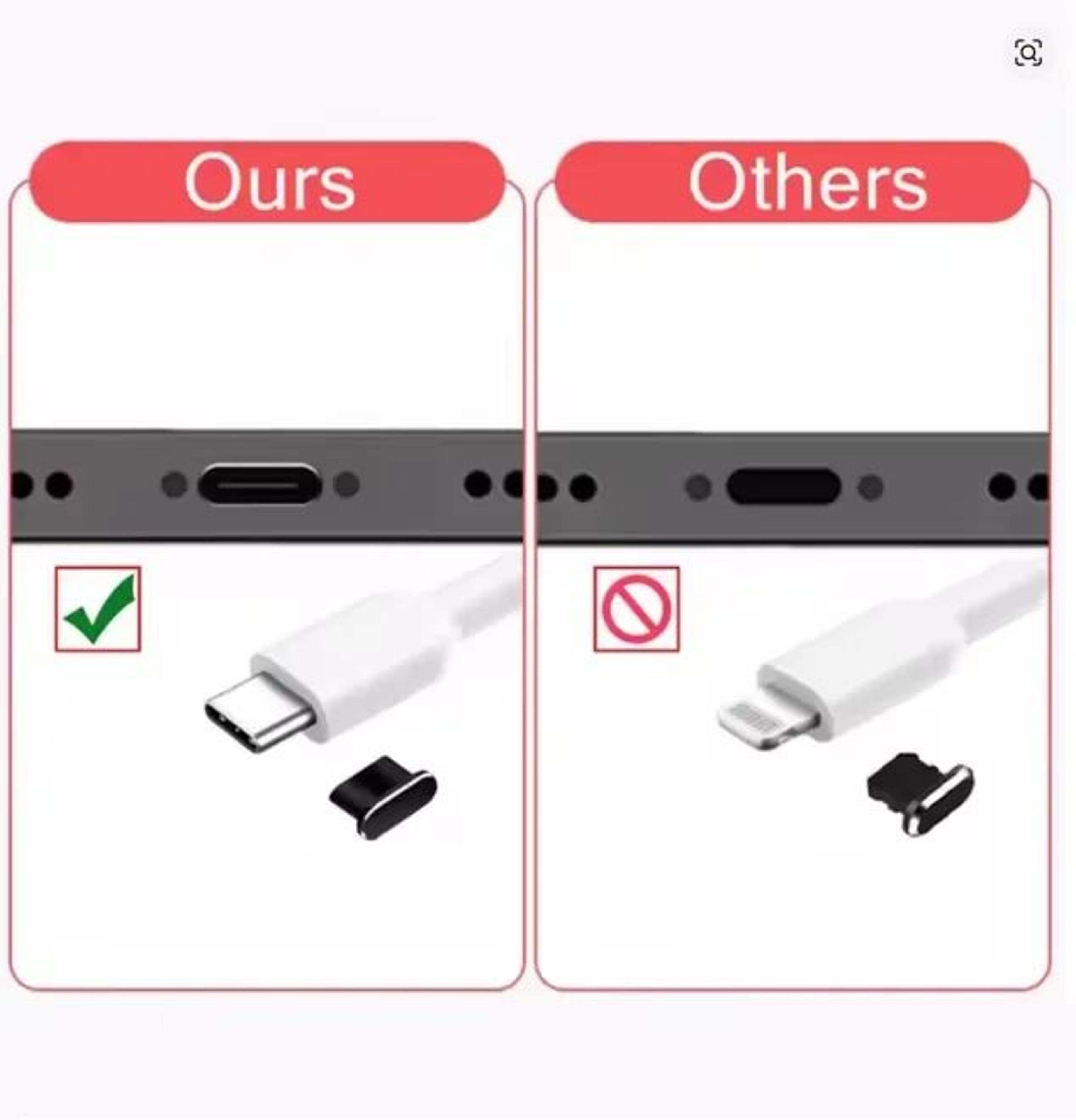 Metal USB C Charging Port Dust Protector 5