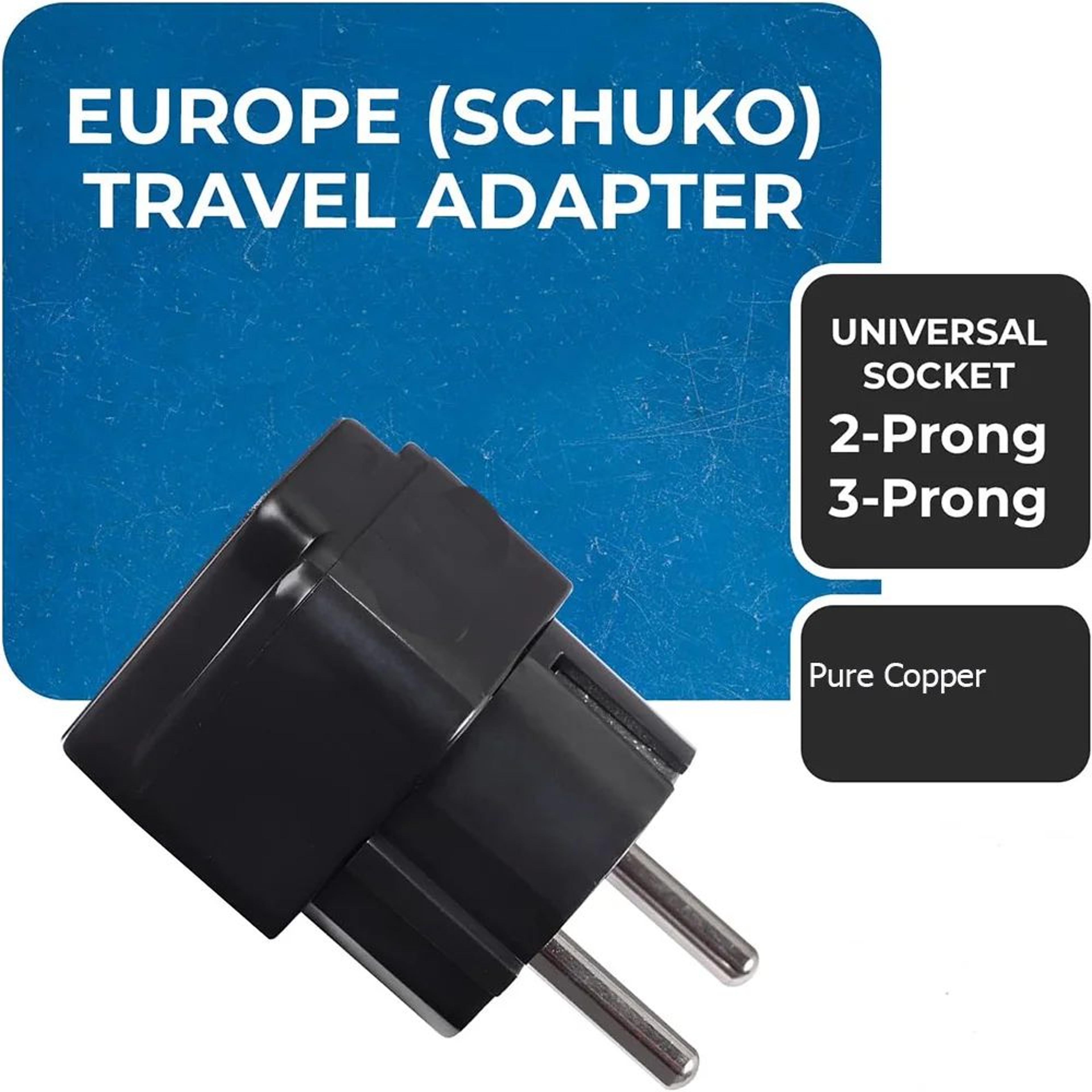 Universal Europe Travel Plug Adapter 4