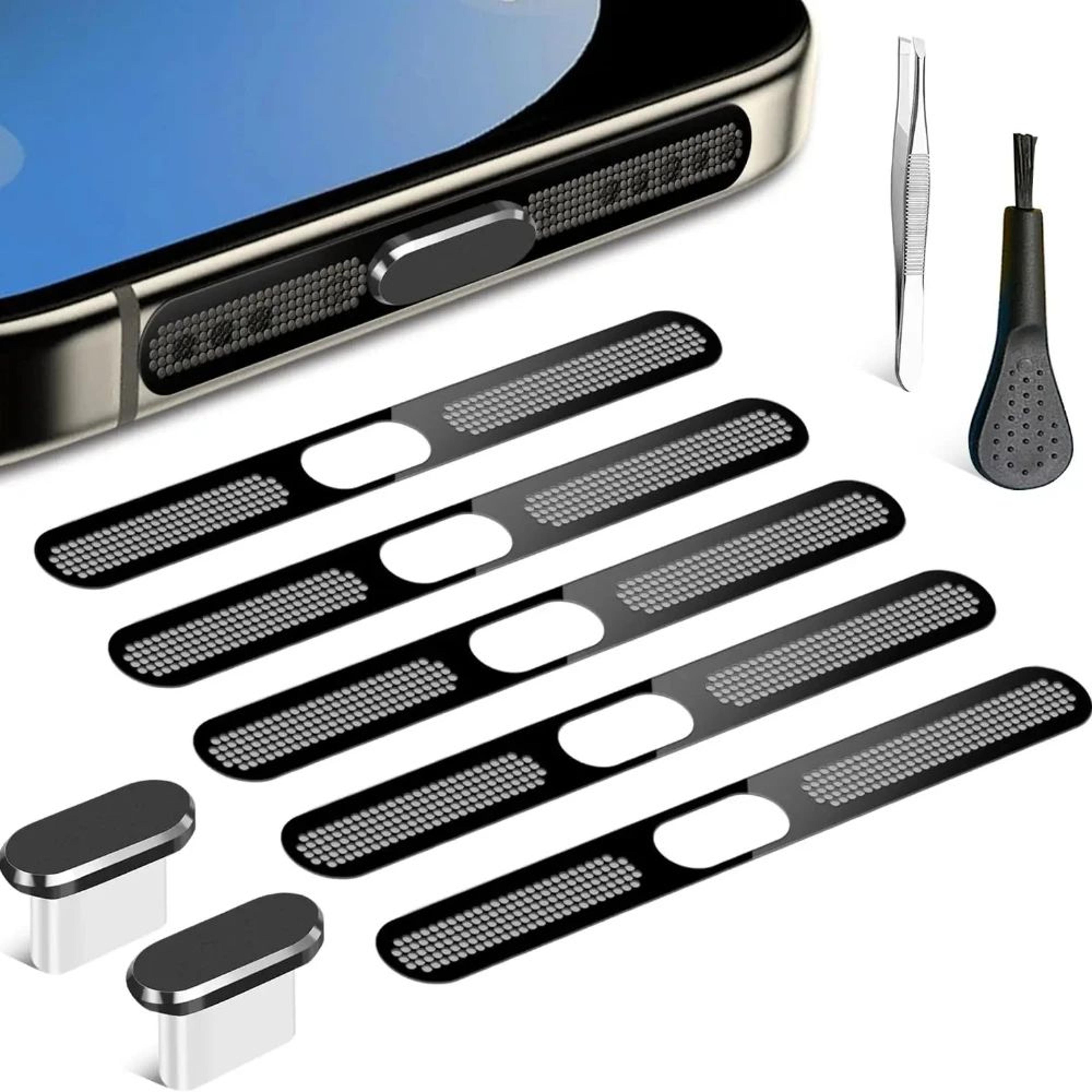 iphone usb c port and speaker dust protector set