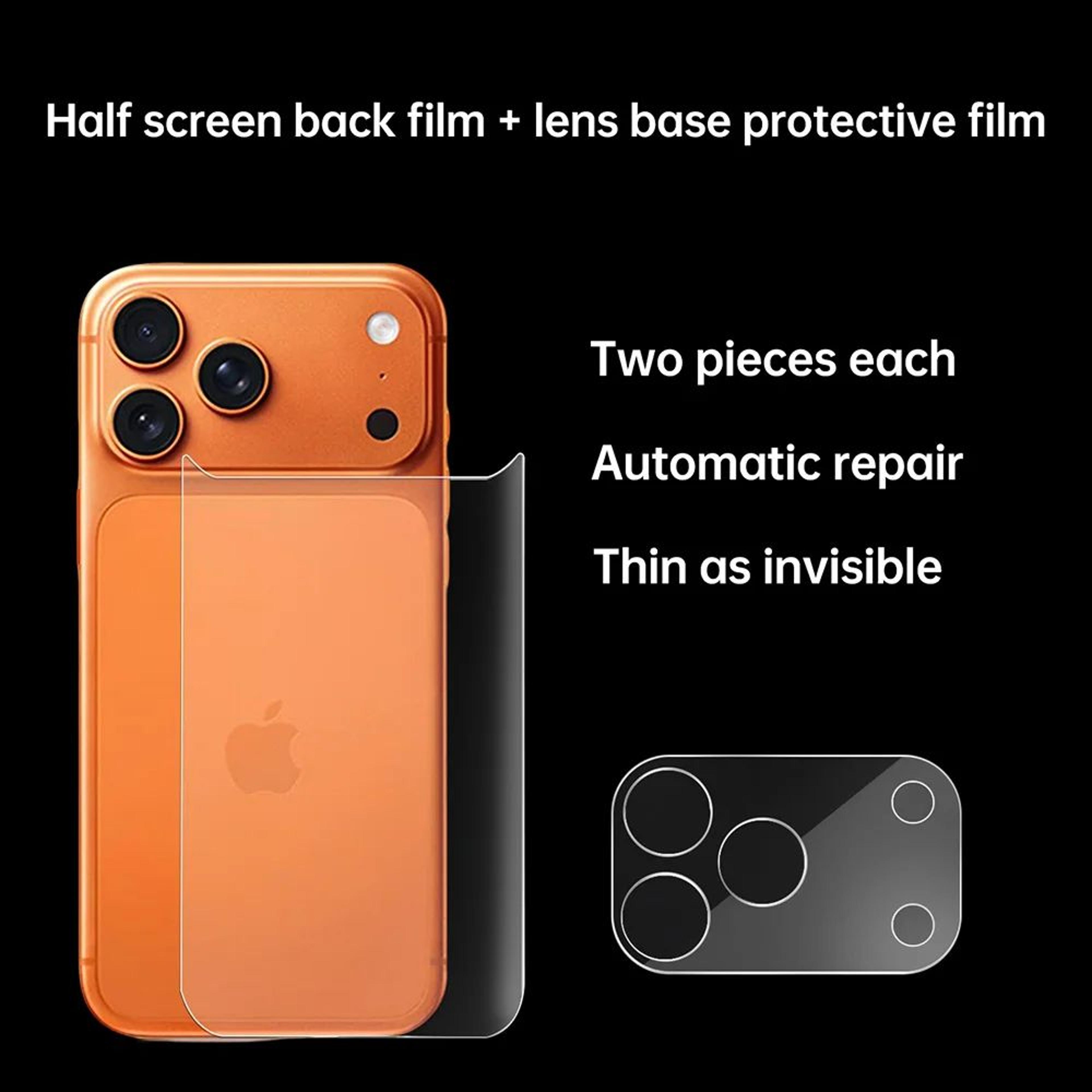 IPhone 17 Pro Max Full Back Hydrogel Protection Set 4