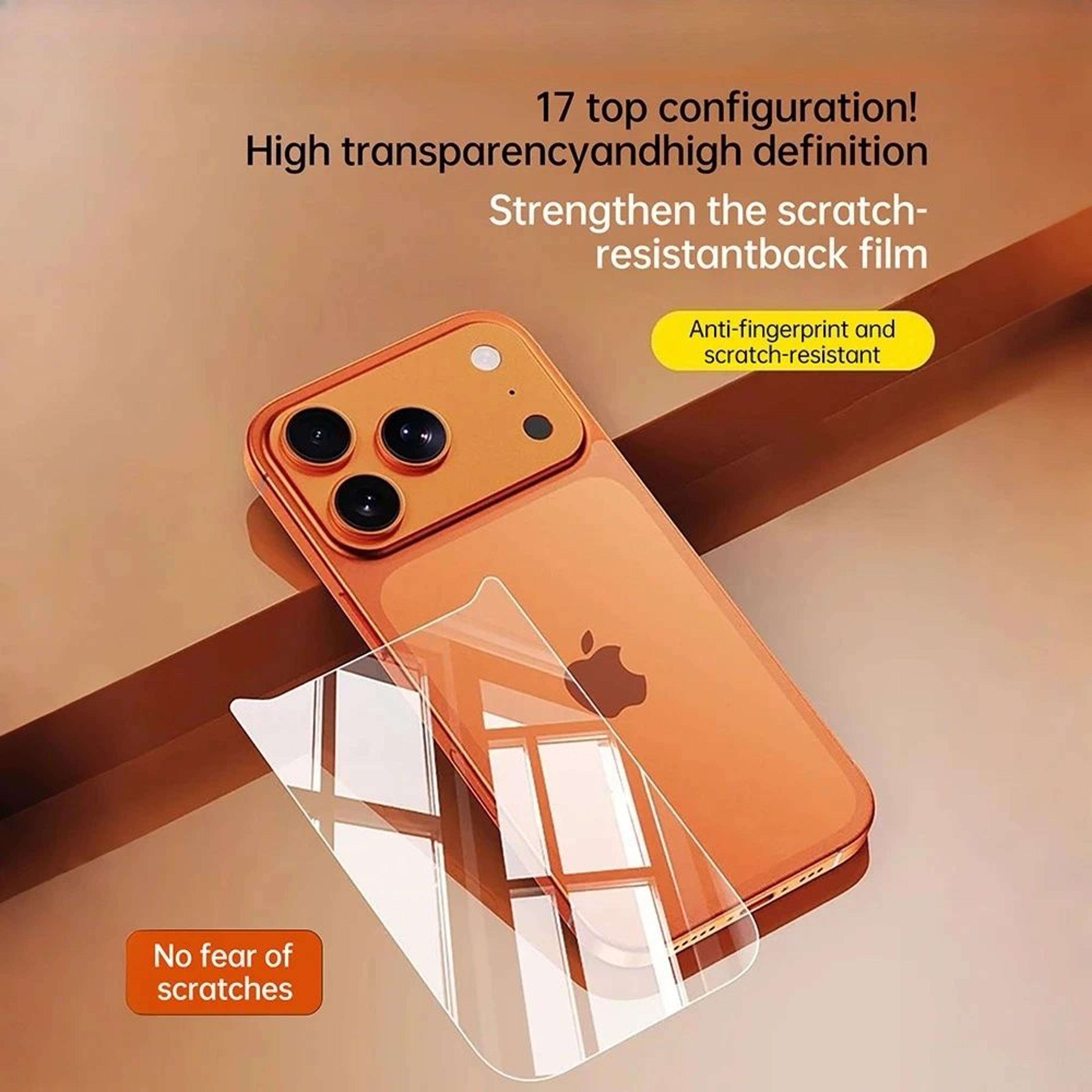 IPhone 17 Pro Max Full Back Hydrogel Protection Set 1