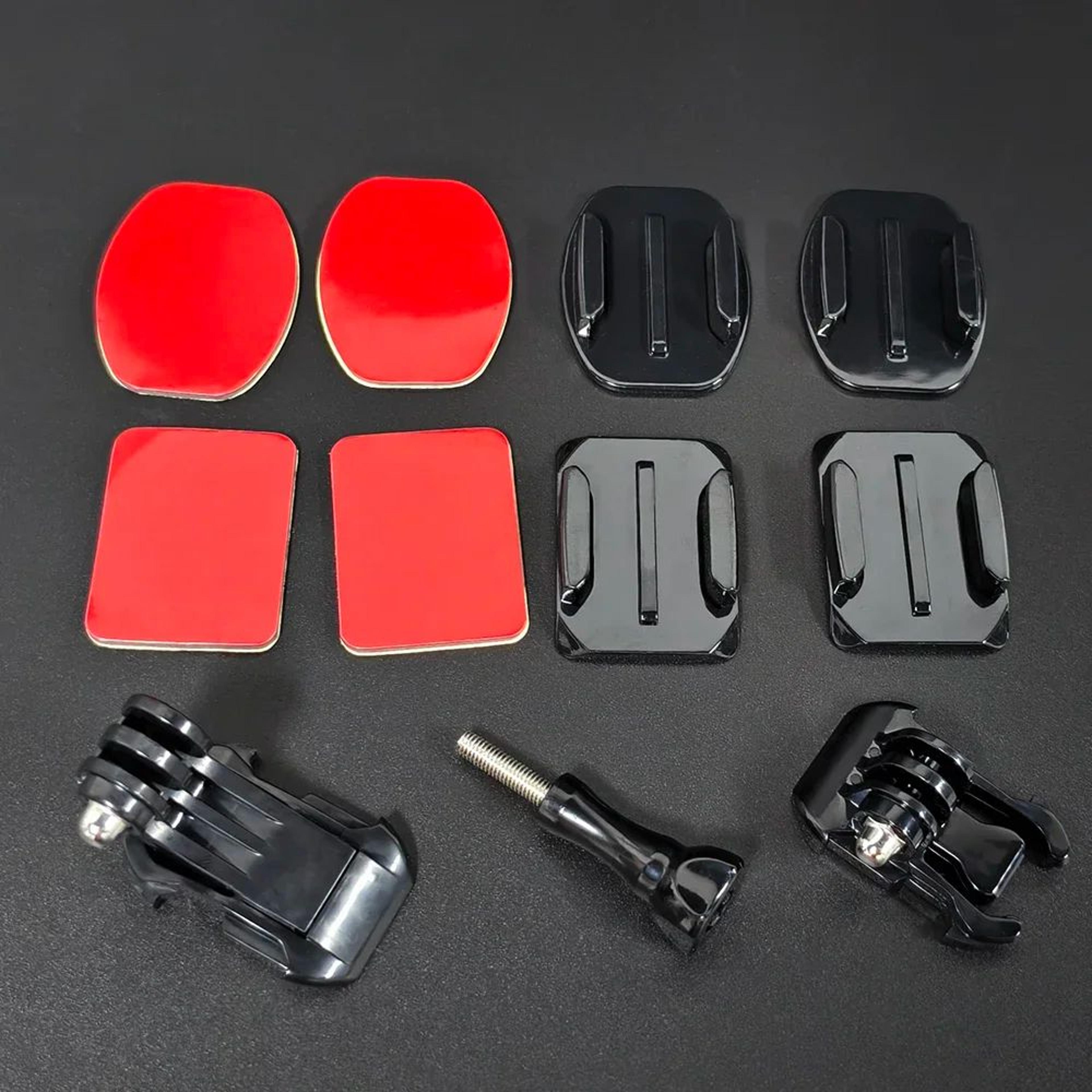 Curved Flat Adhesive Action Camera Helmet Mounts 6