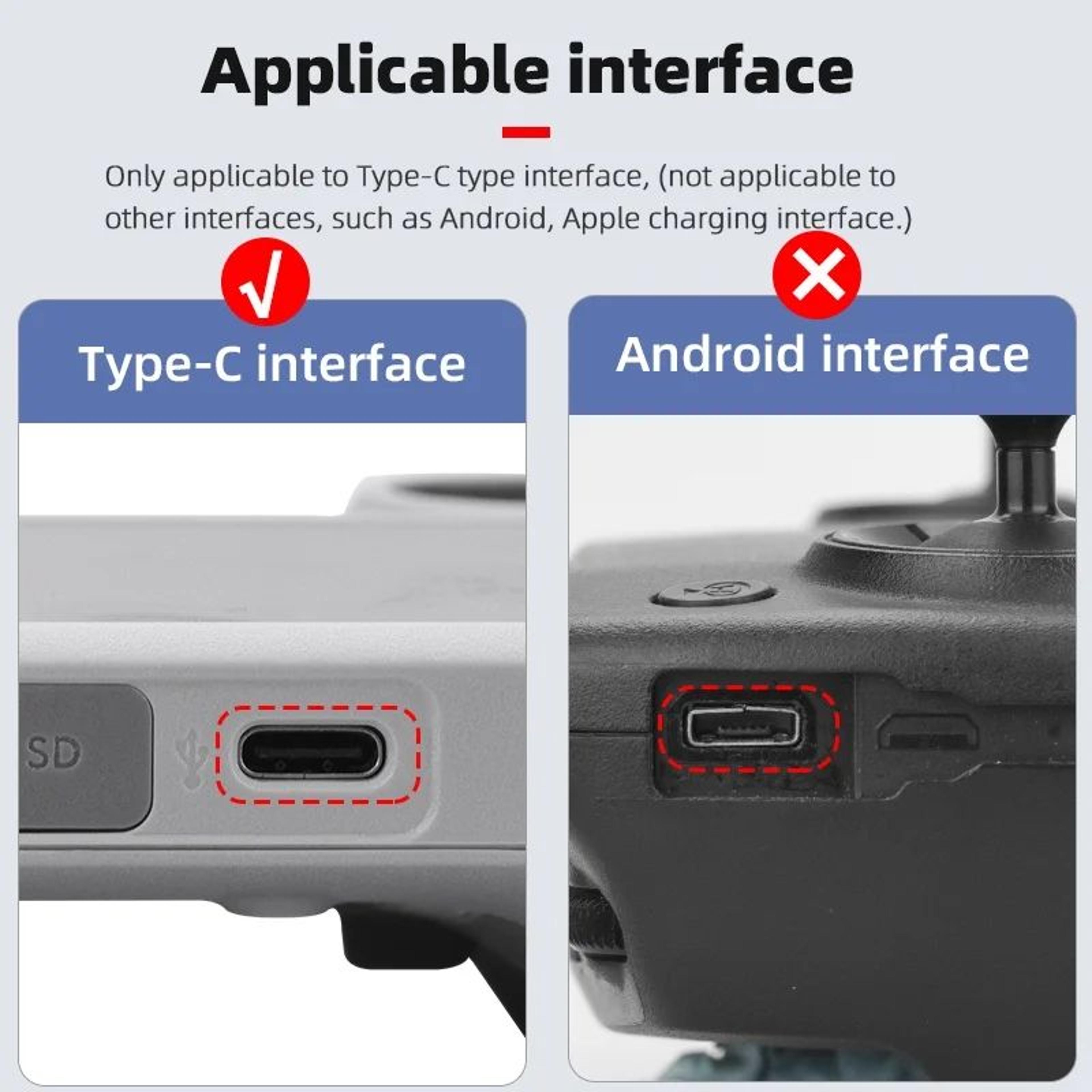 DJI Mini 3 Pro Type C Silicone Dust Plug Cover 1