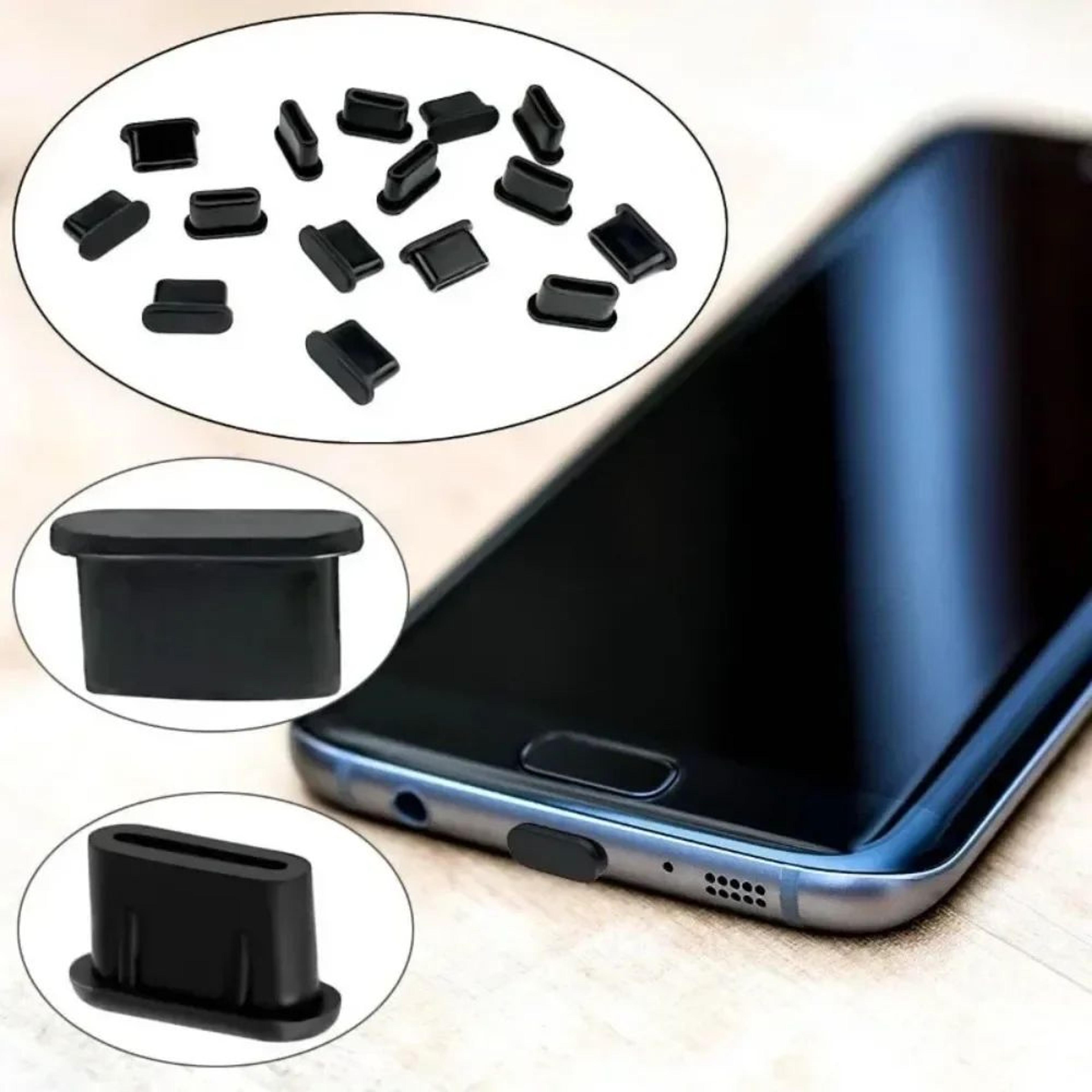 USB C Silicone Dust Plug And Cleaning Brush Kit 2
