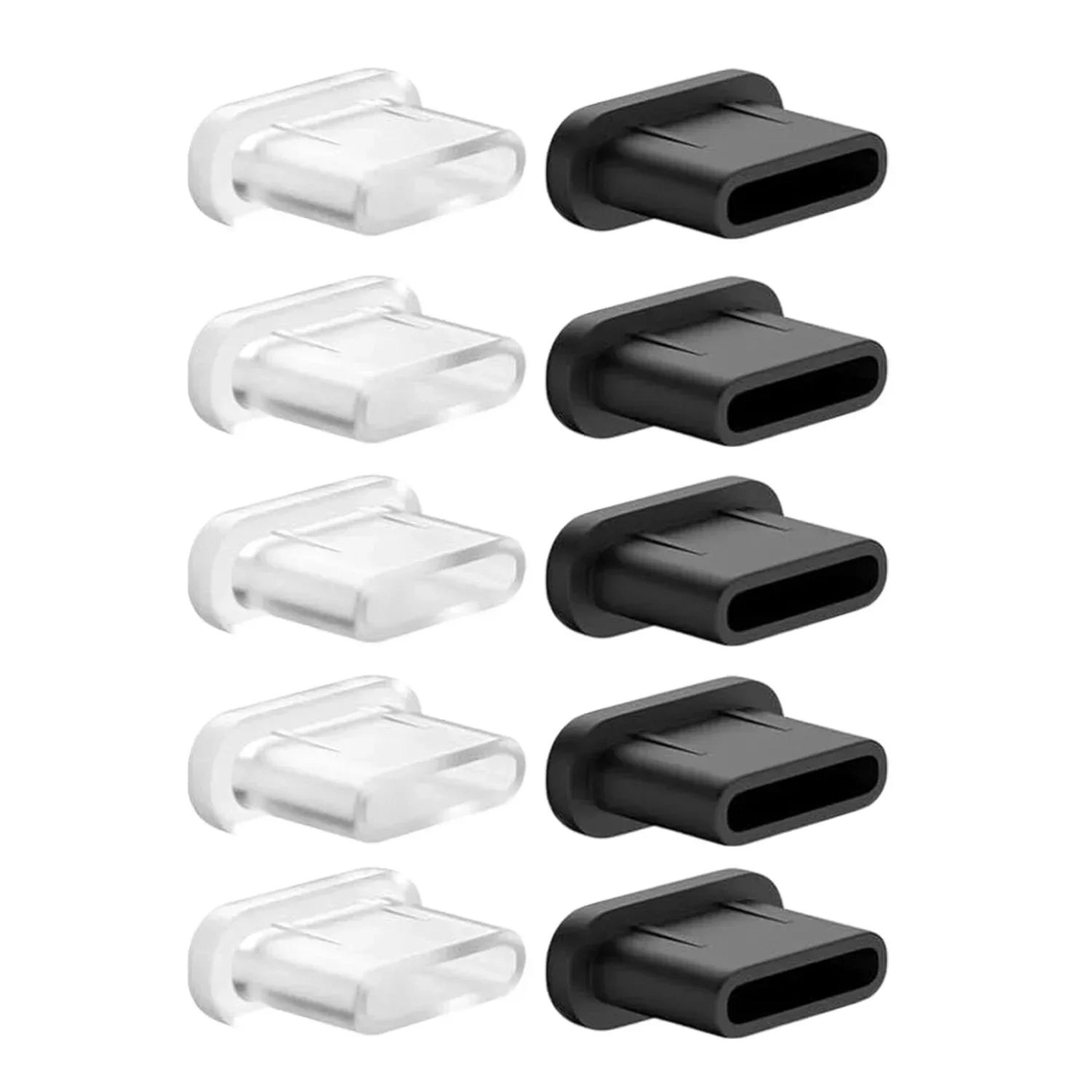 USB C Silicone Dust Plug And Cleaning Brush Kit 14