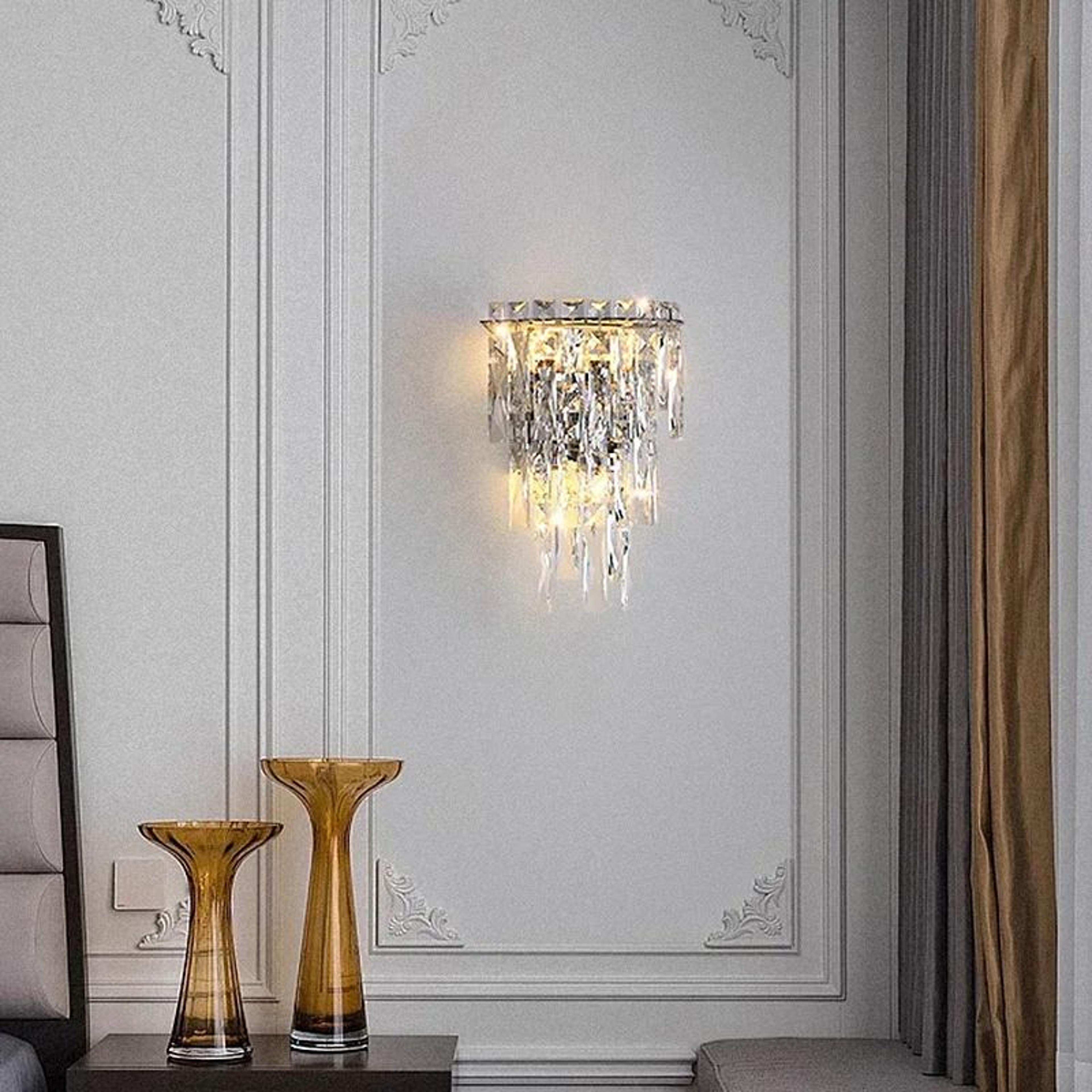 Modern Crystal Wall Lamp Luxury Indoor Sconce 1