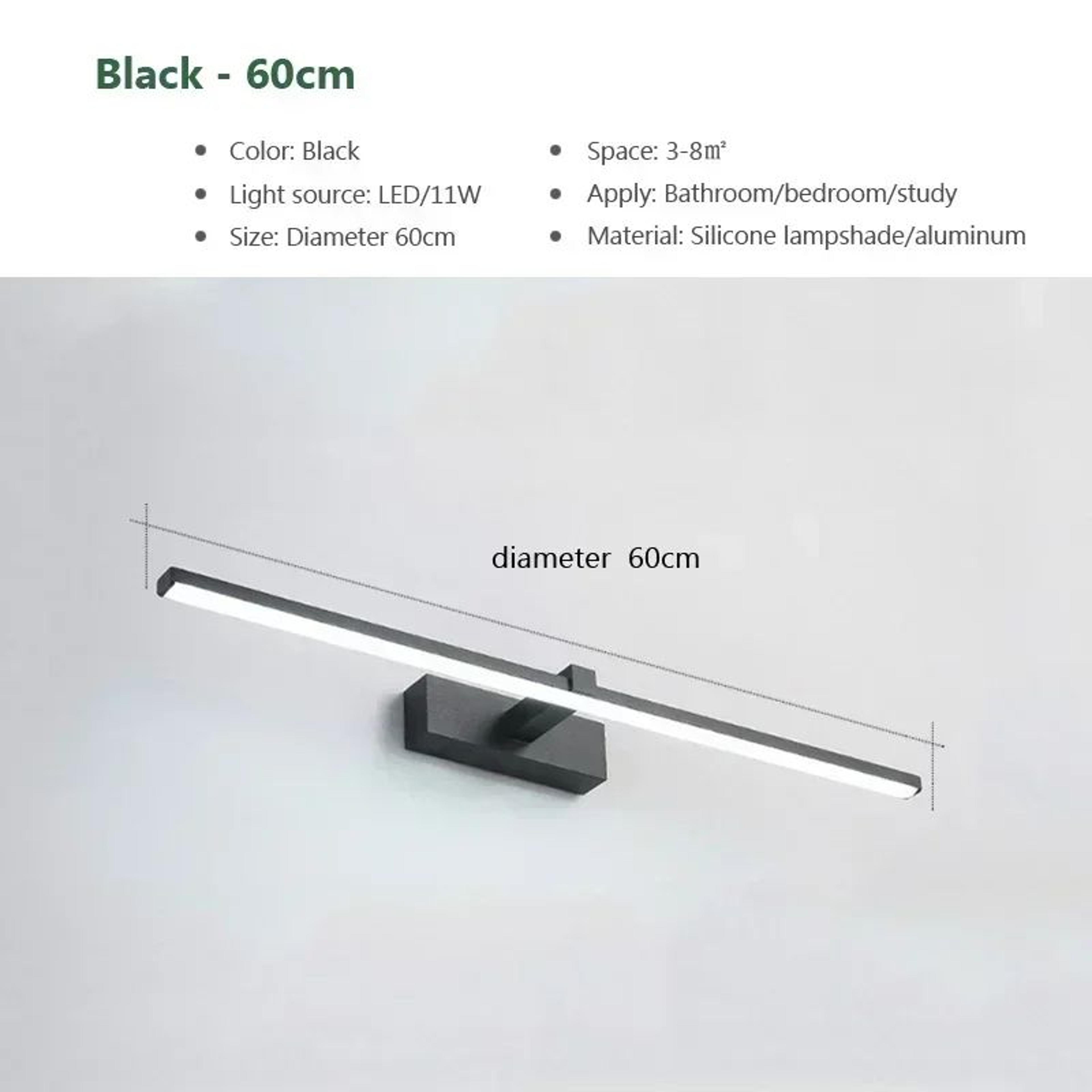 DINDALLED Modern LED Bathroom Mirror Light 7