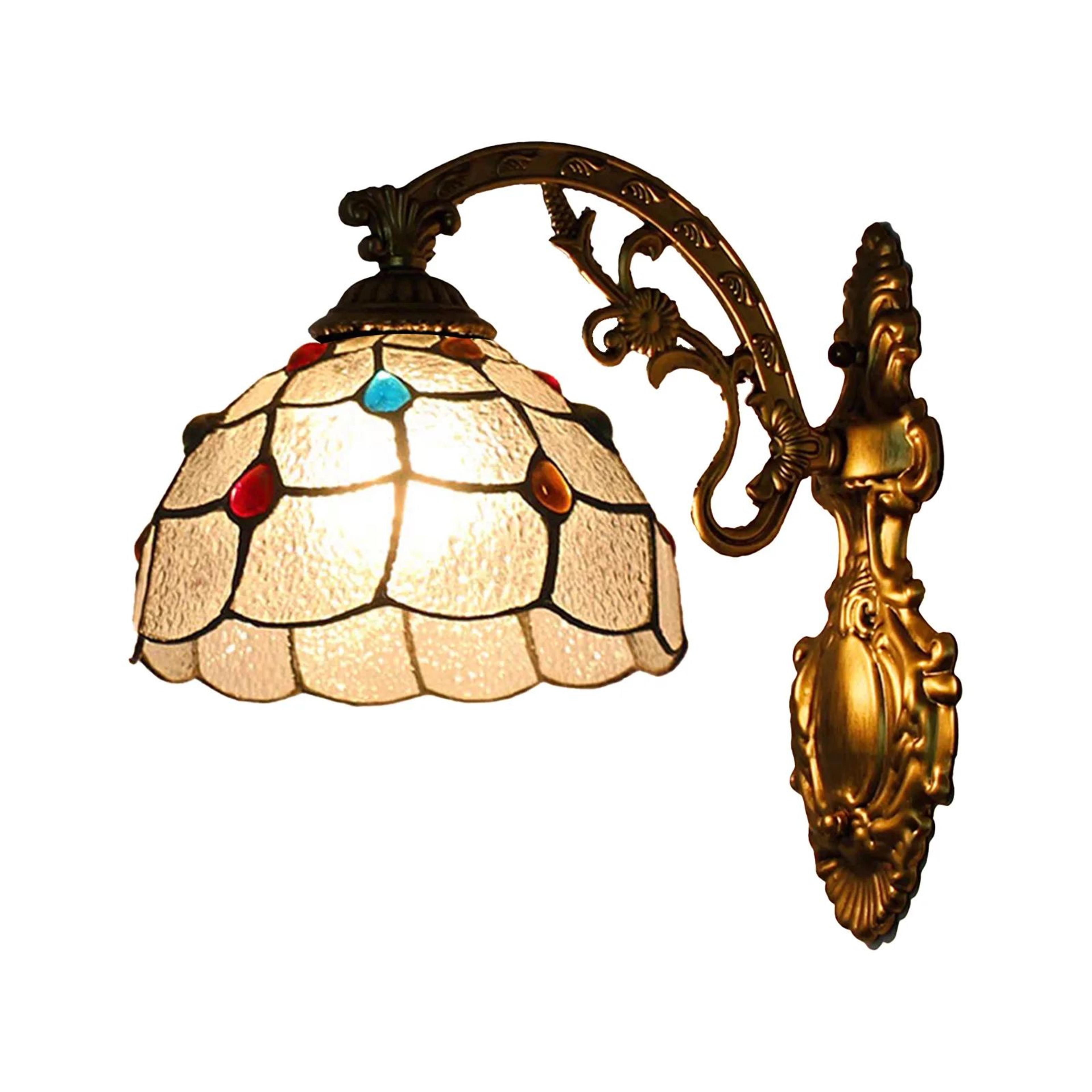 Nordic Tiffany Colorful Glass Wall Lamp 17