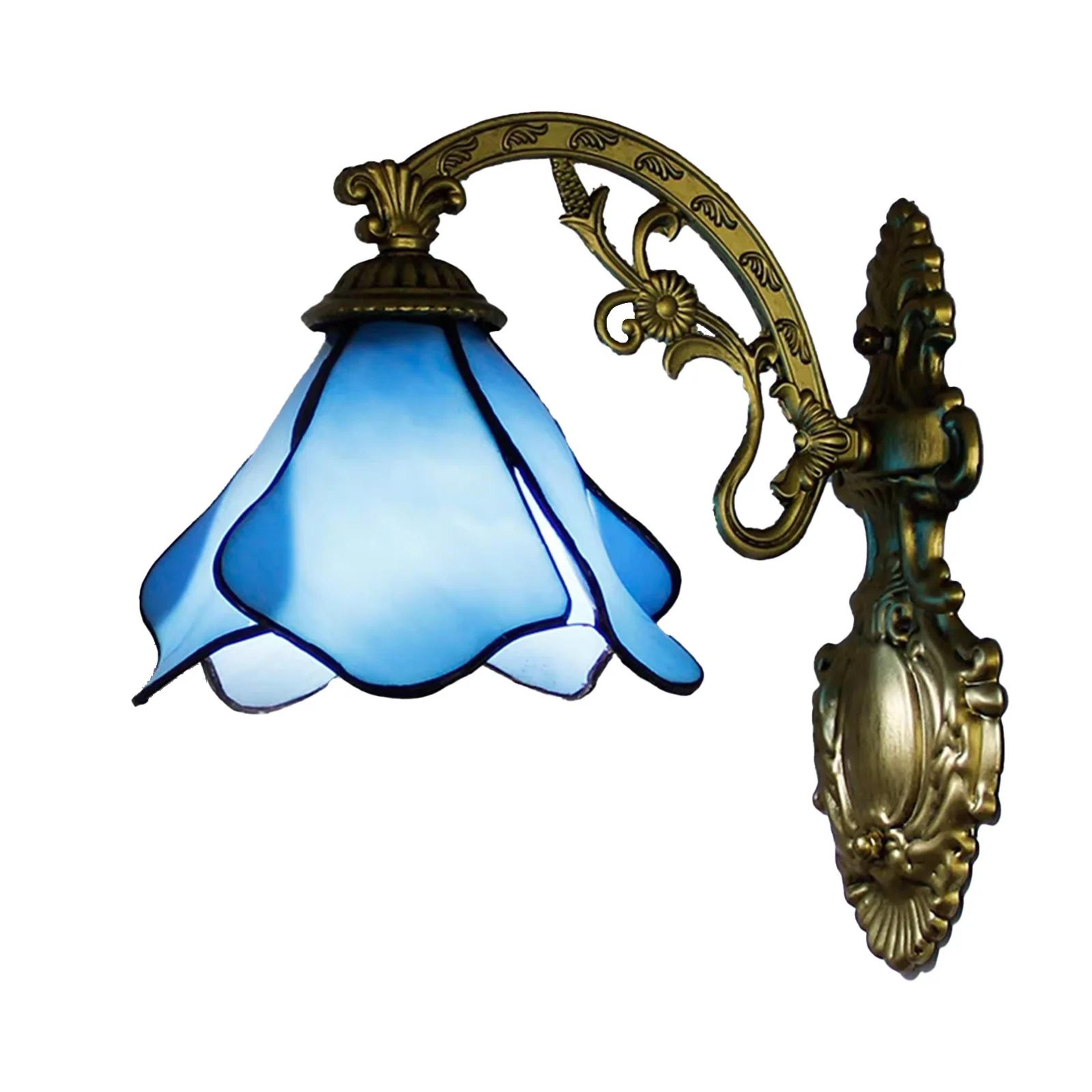 Nordic Tiffany Colorful Glass Wall Lamp 14