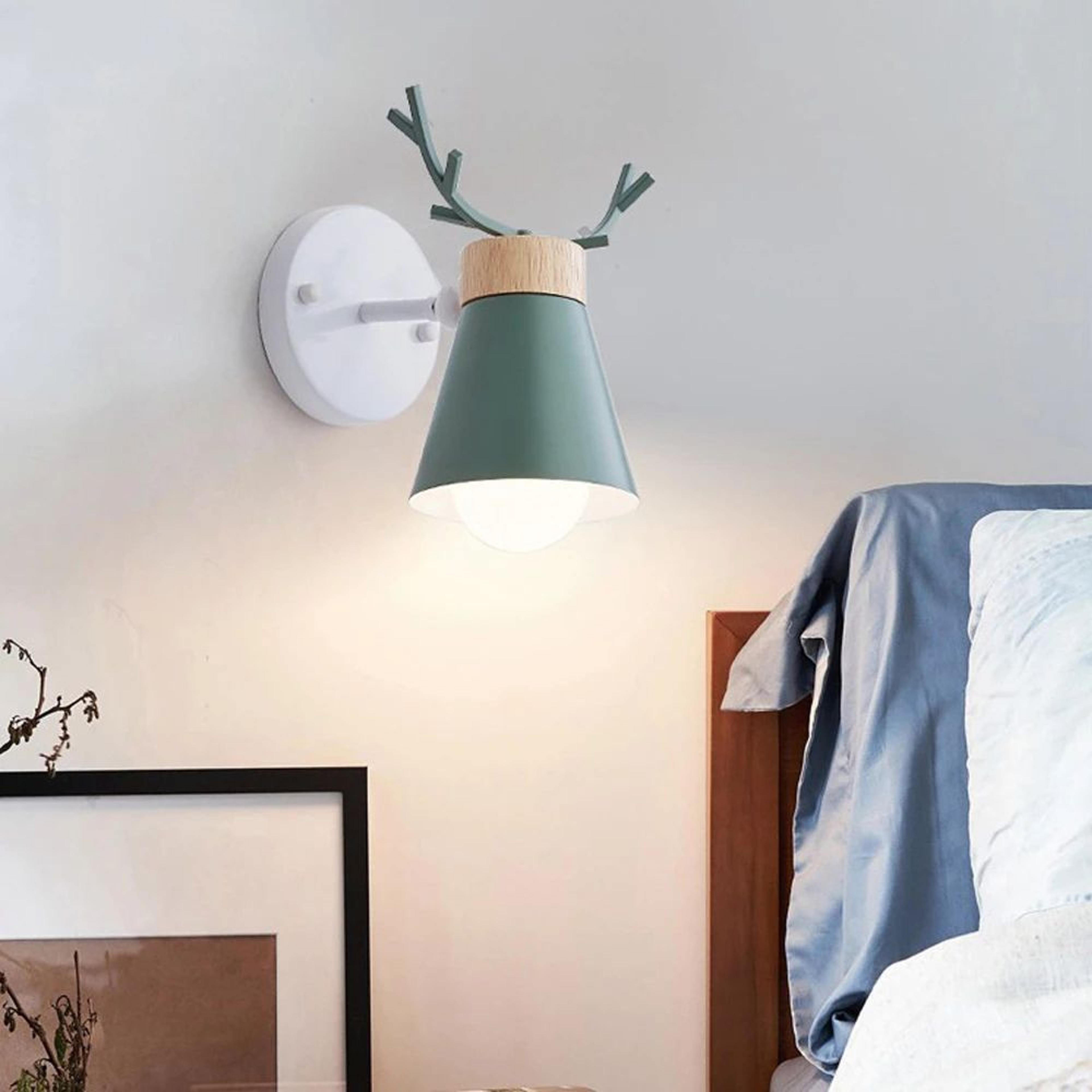 Nordic Adjustable Deer Antler Wall Lamp 2