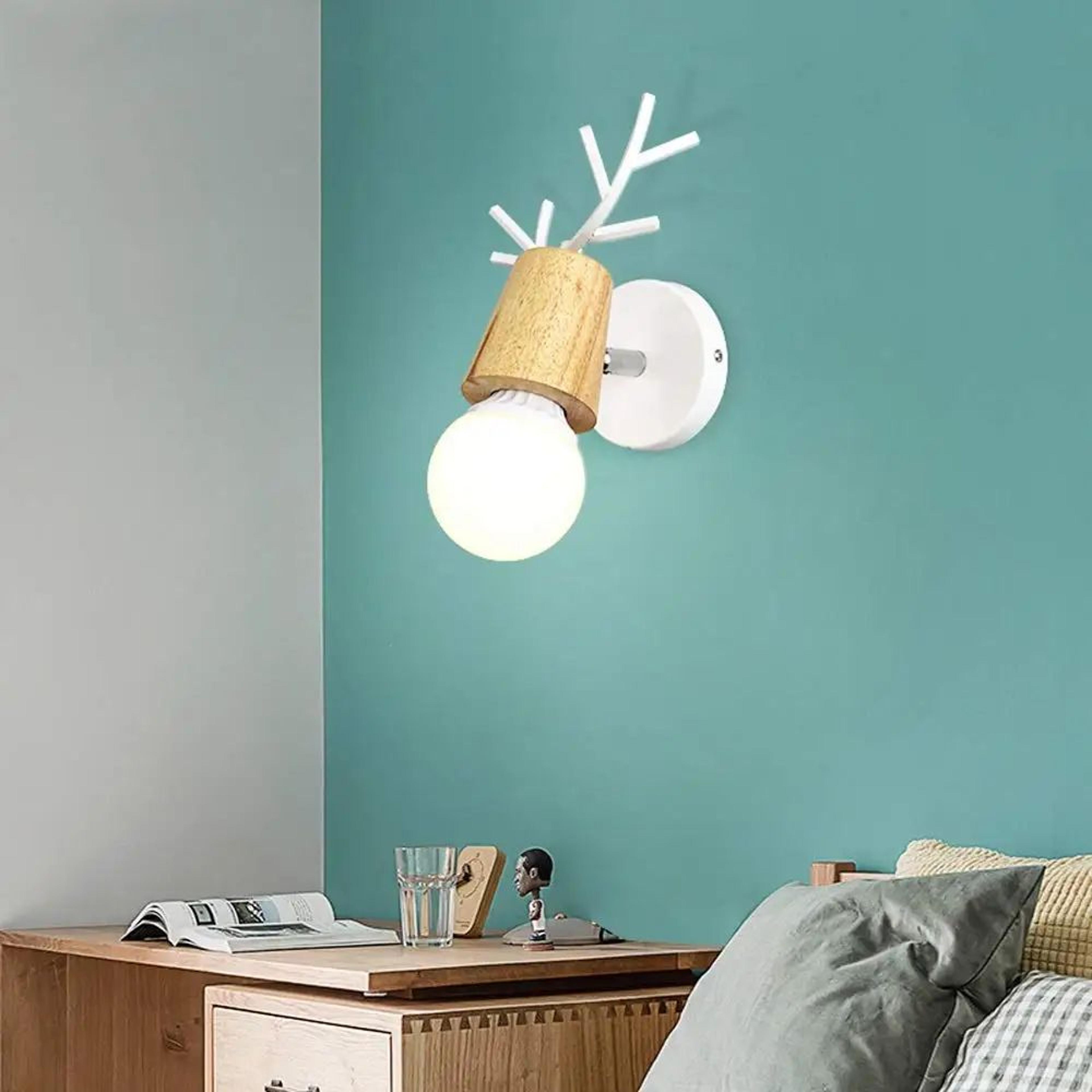Nordic Adjustable Deer Antler Wall Lamp 4