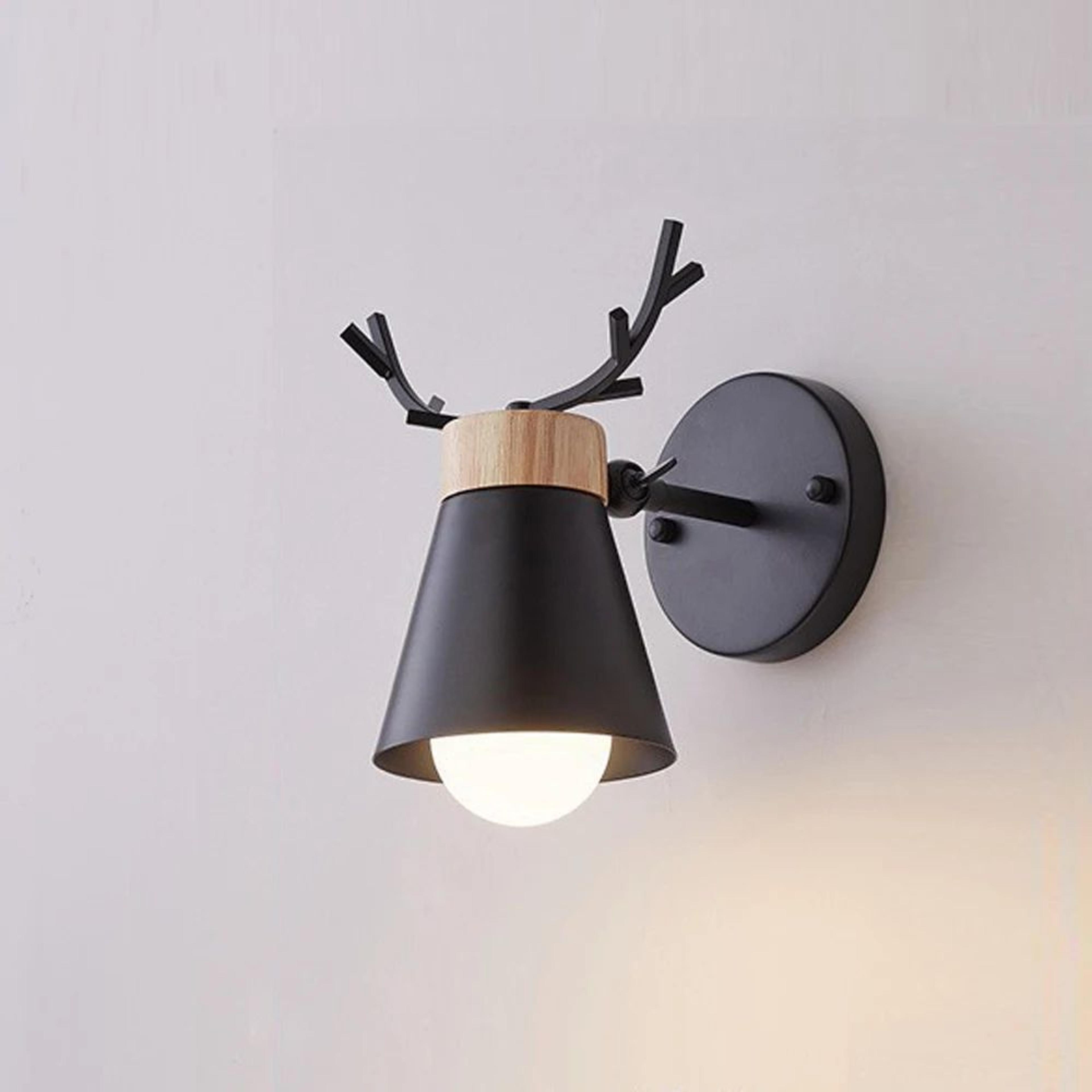 Nordic Adjustable Deer Antler Wall Lamp 6