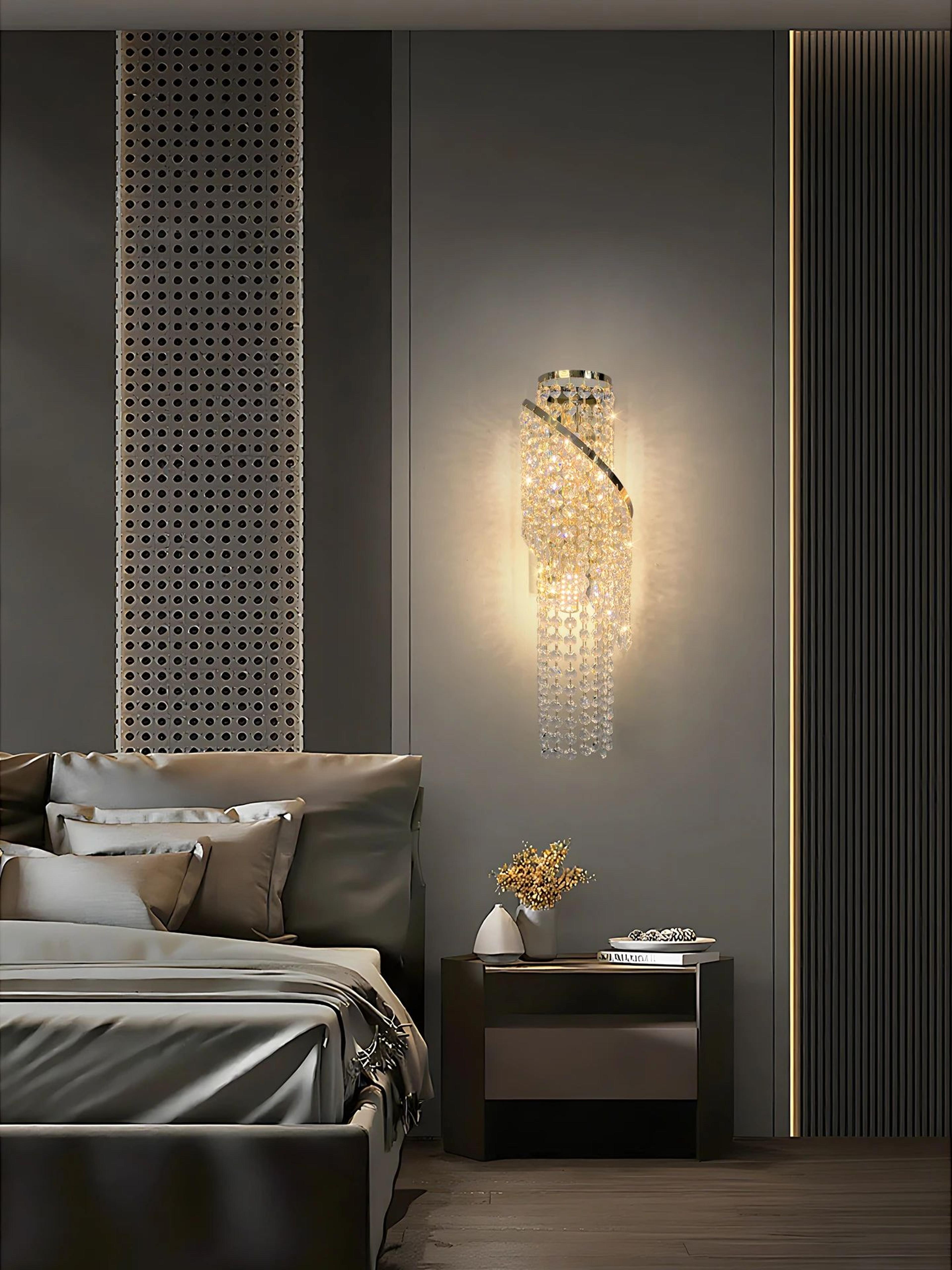 Luxury Crystal Tassel Wall Sconce 4