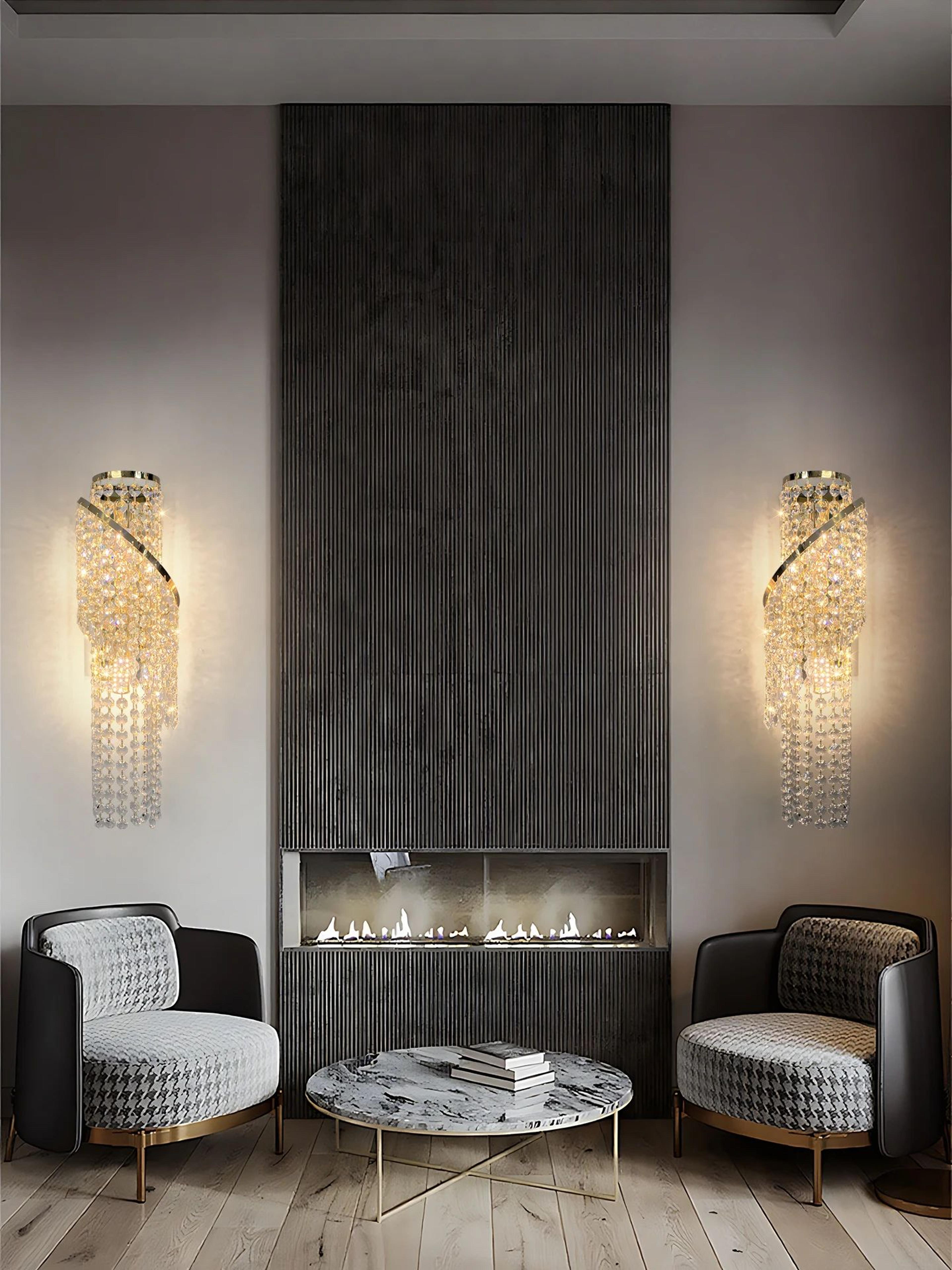 Luxury Crystal Tassel Wall Sconce 3