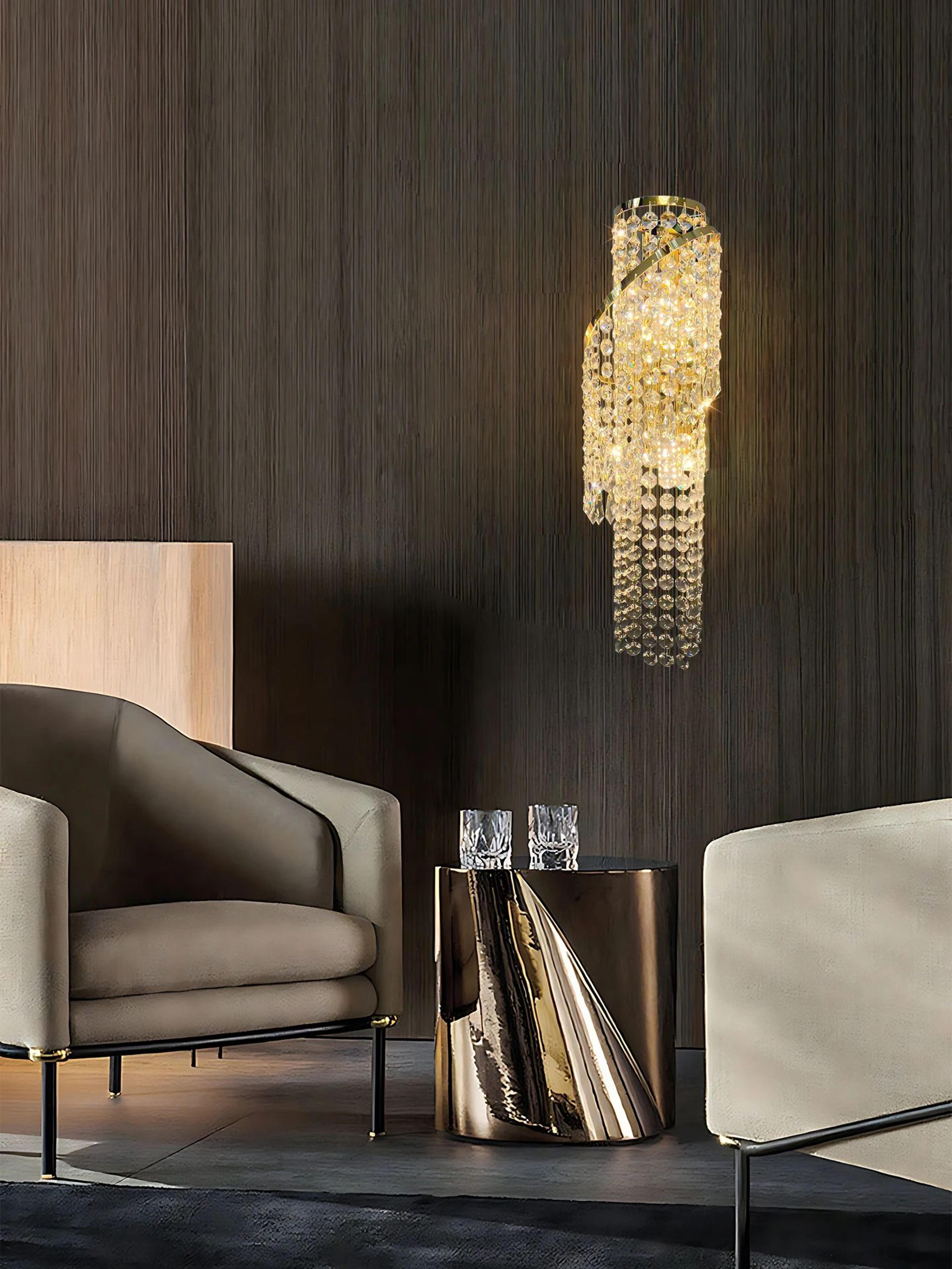 Luxury Crystal Tassel Wall Sconce 5