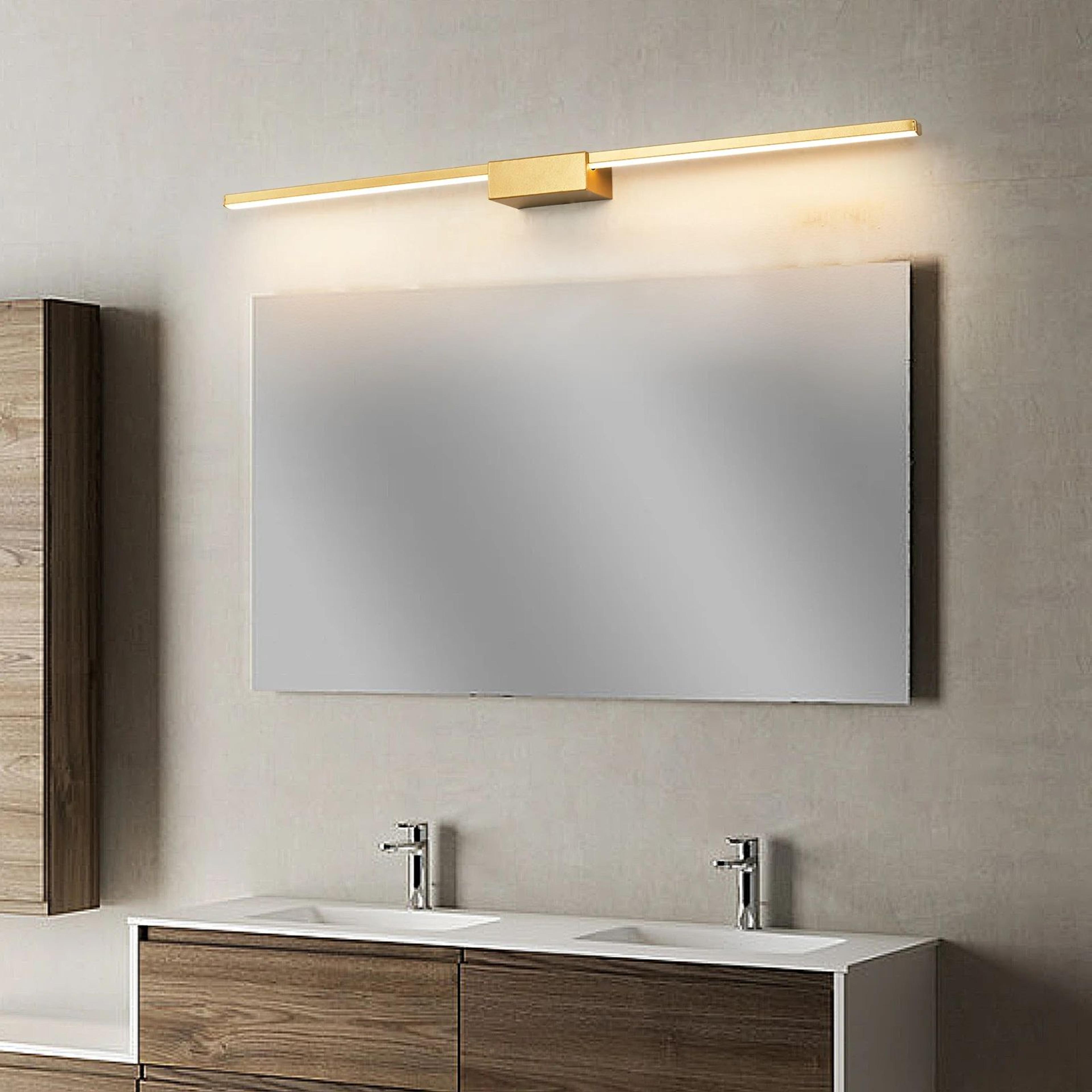 neo gleam modern led bathroom mirror light