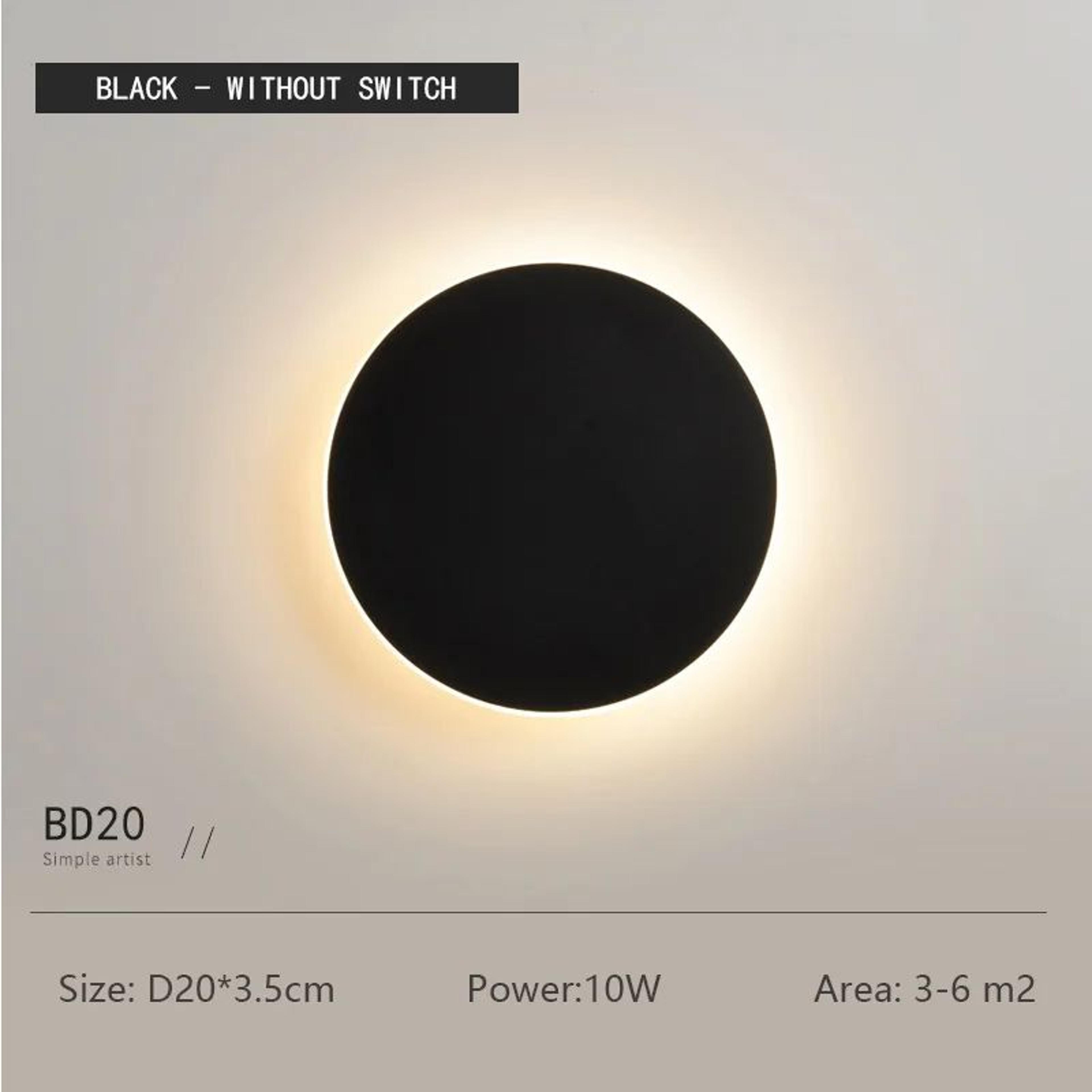 Modern Solar Eclipse LED Wall Lamp 6