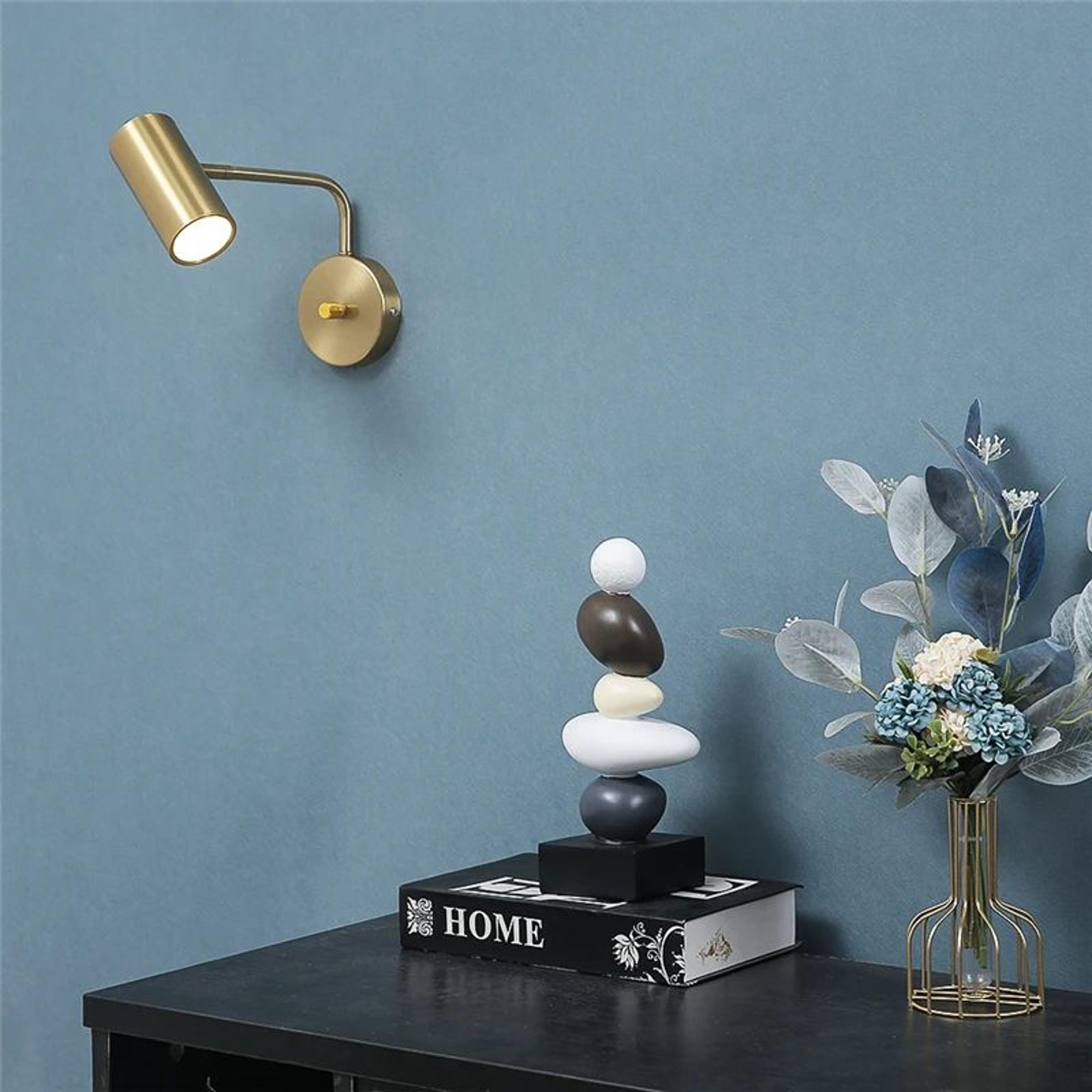 Modern Rotatable LED Bedside Reading Wall Light 1