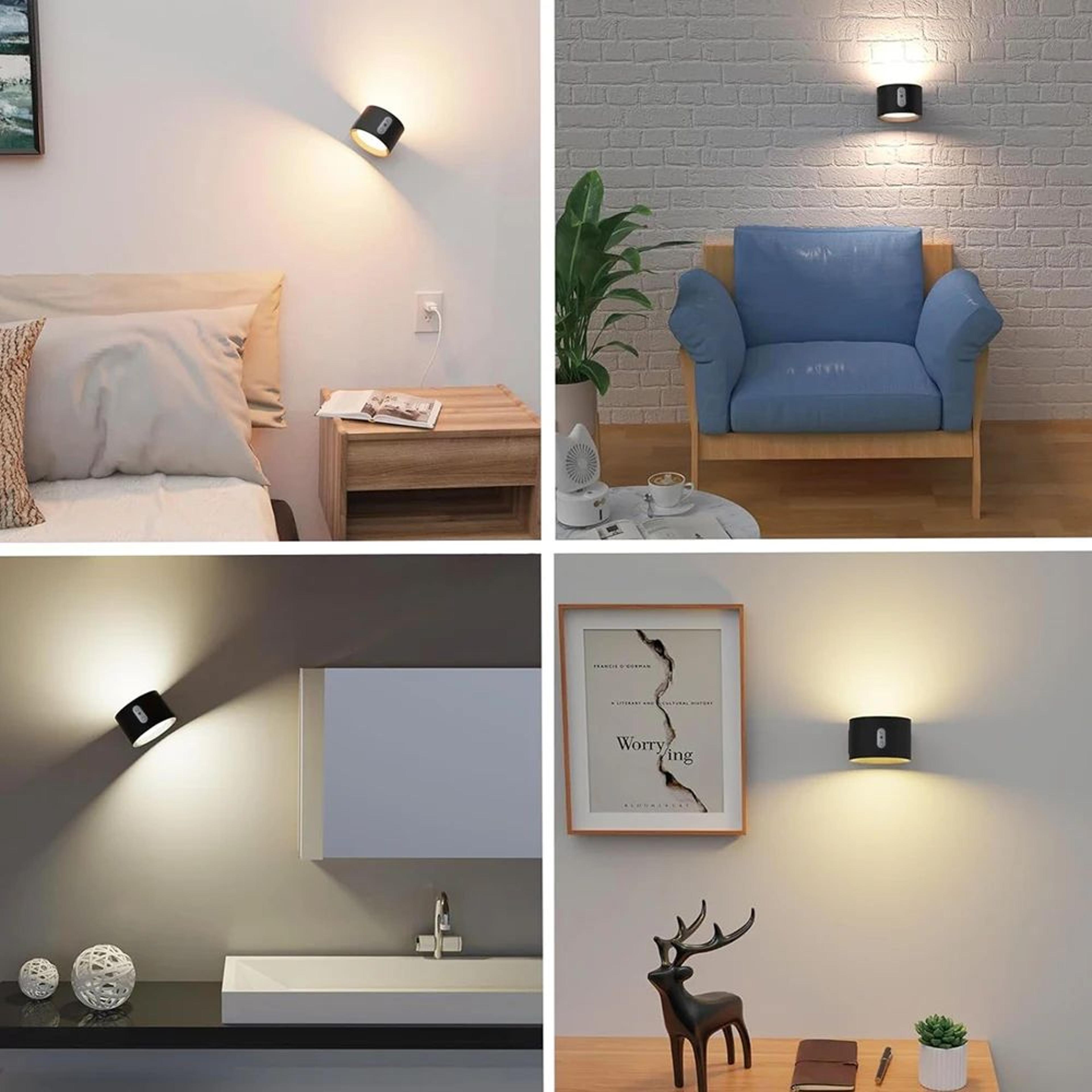 360 Rotating Rechargeable Magnetic LED Wall Light 5