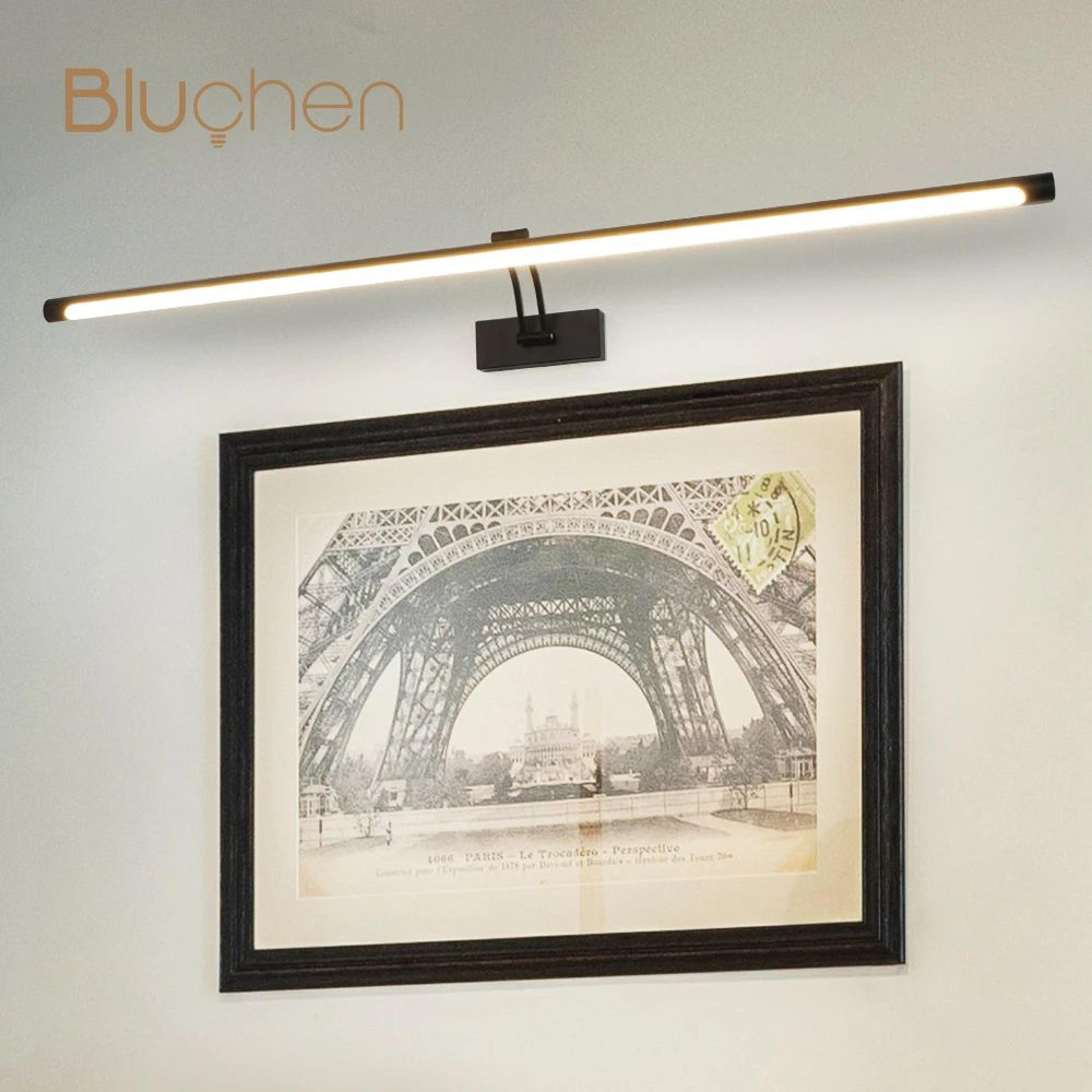 modern long led bathroom mirror light