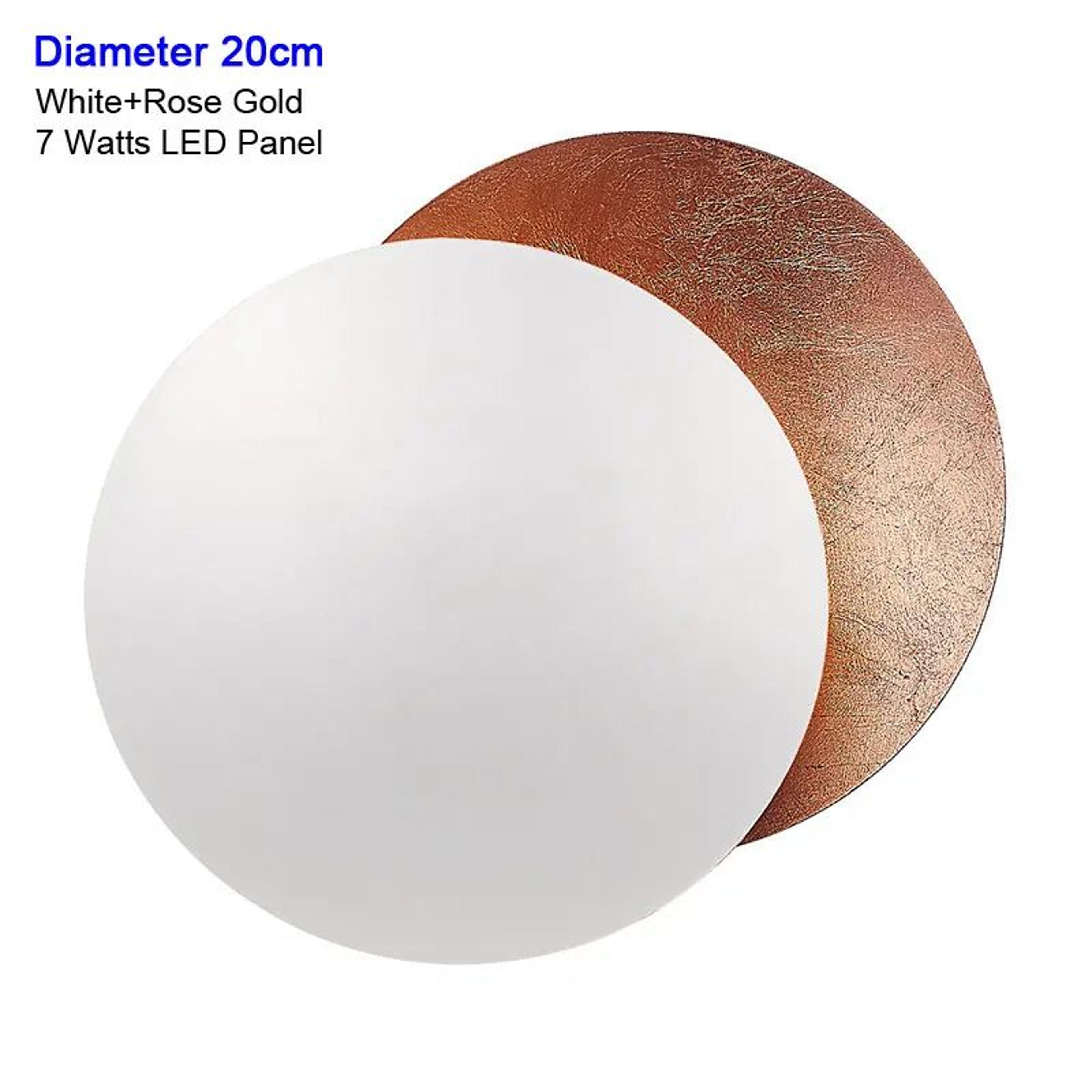 Modern Rotatable Black Gold LED Wall Sconce 7