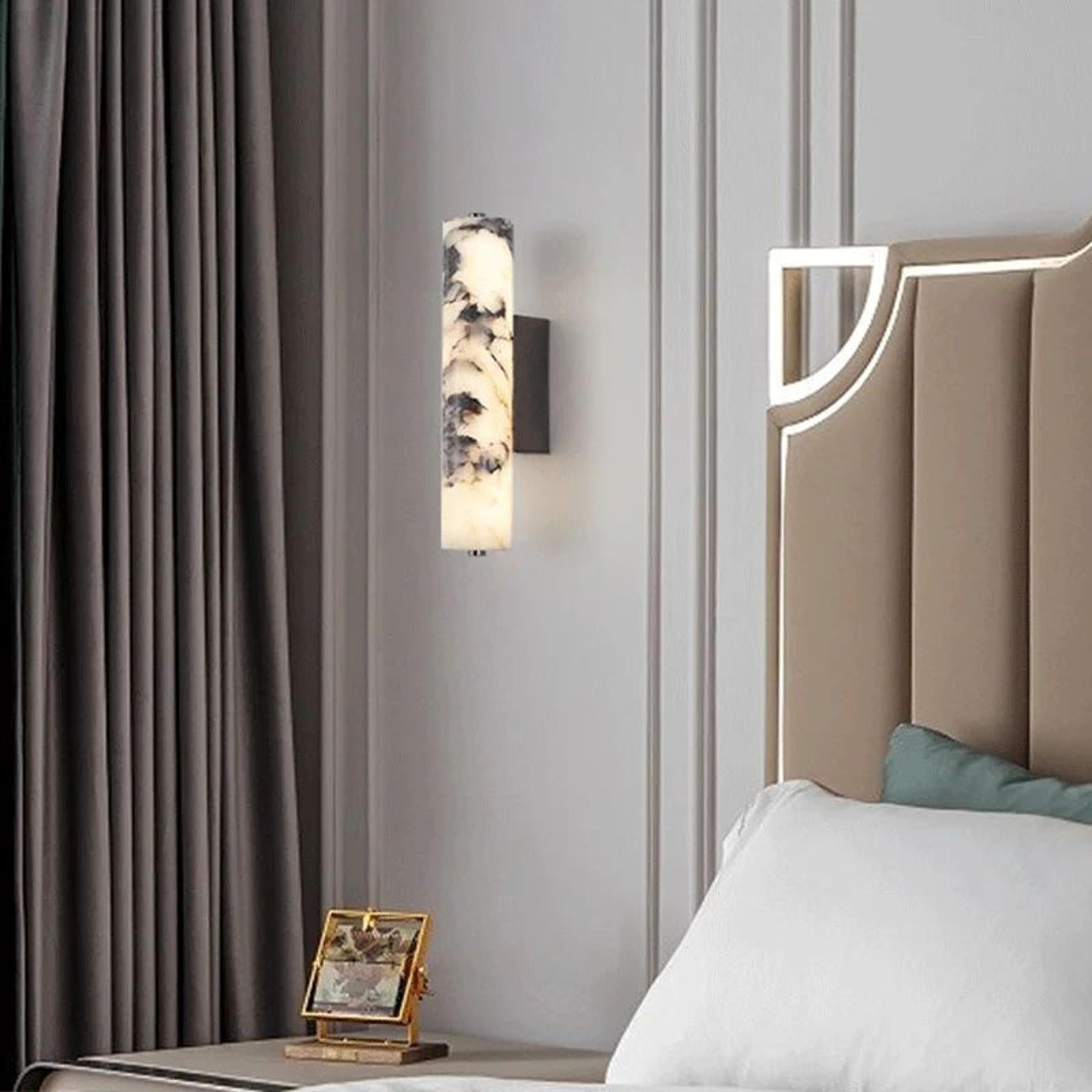 Lunara Black Marble Wall Sconce 2