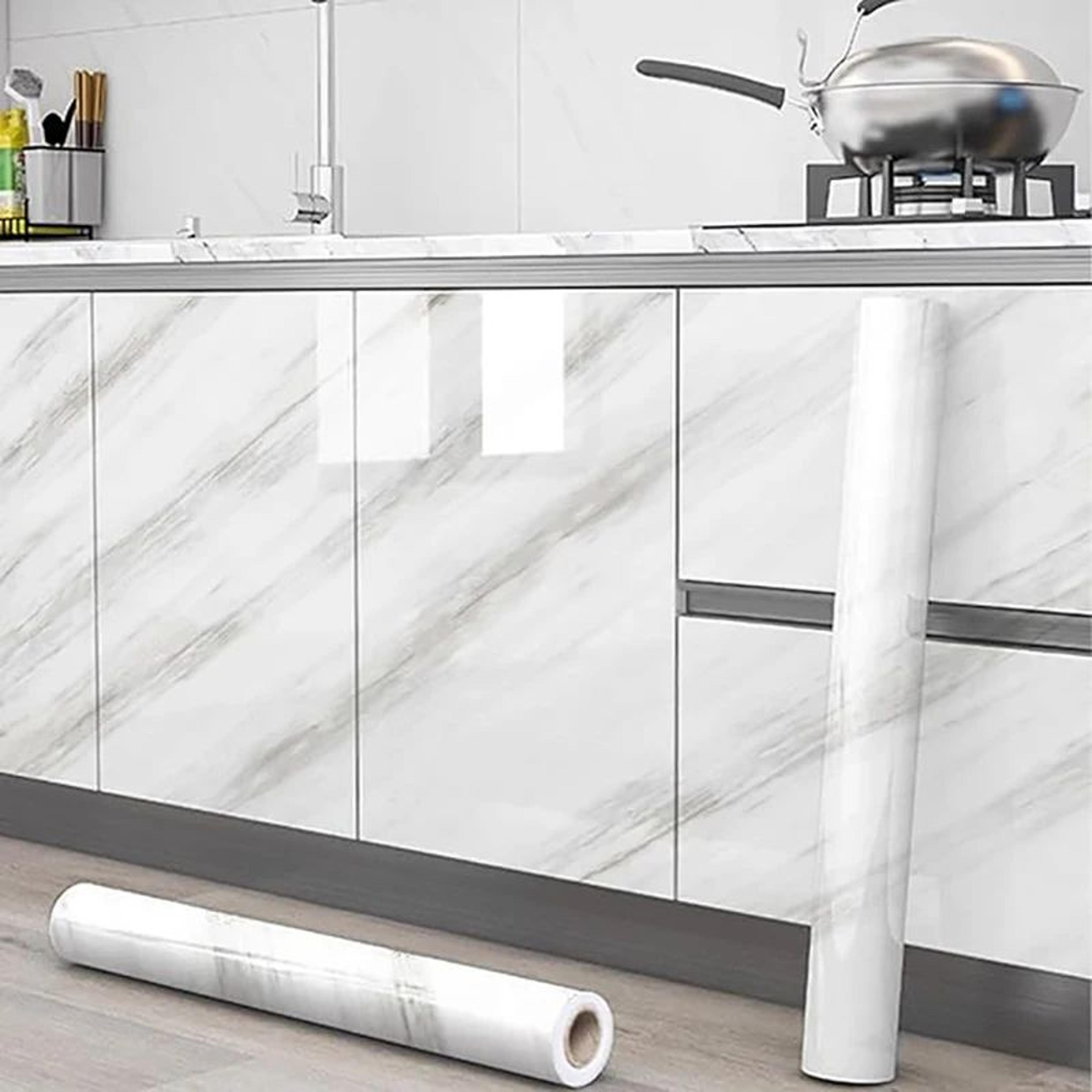 Marvelle Marble Self Adhesive Kitchen Wallpaper 7
